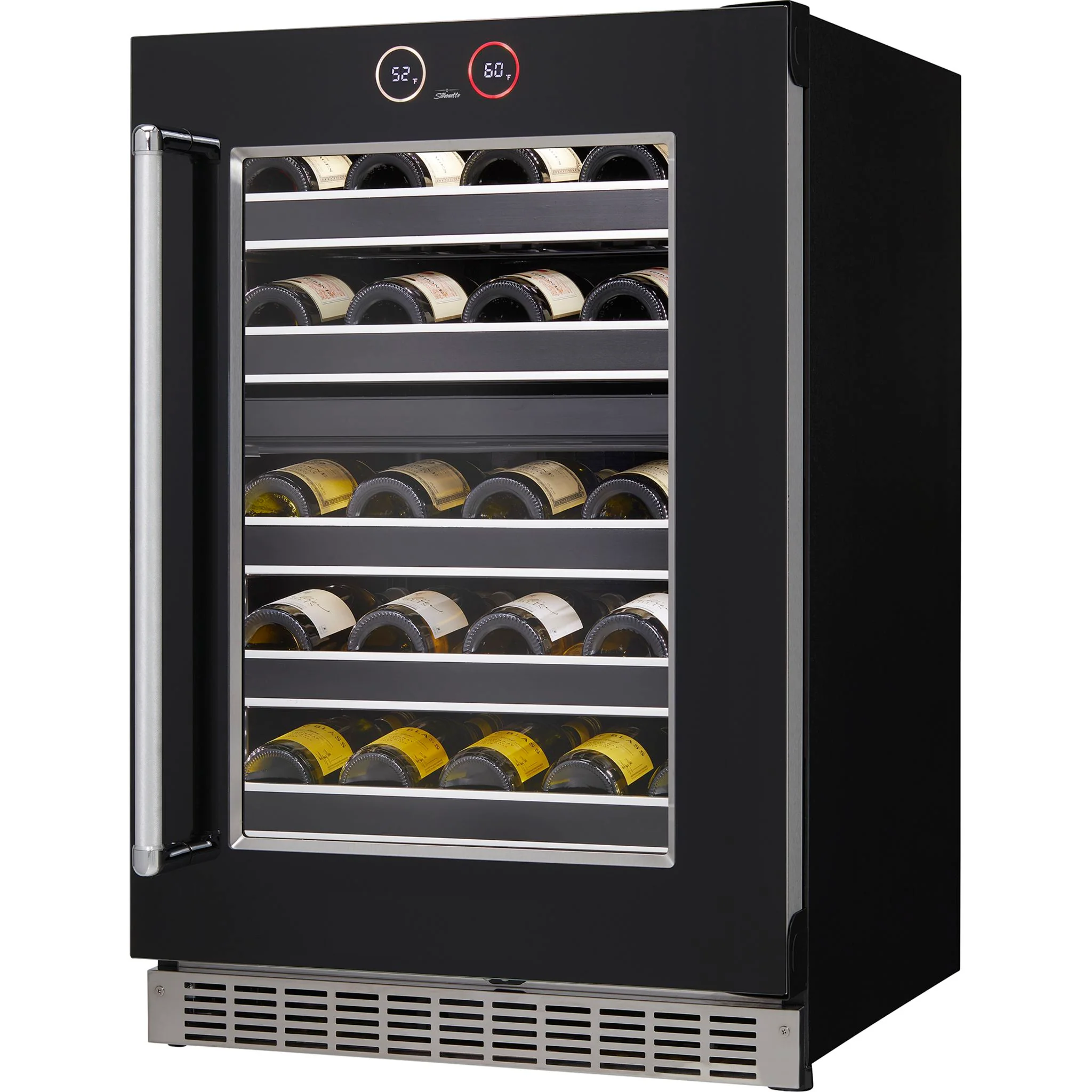 Silhouette Reserve – 24? Built-In Wine Cellar  – Right Swing -Stainless Steel (SRVWC050R) - Image 4