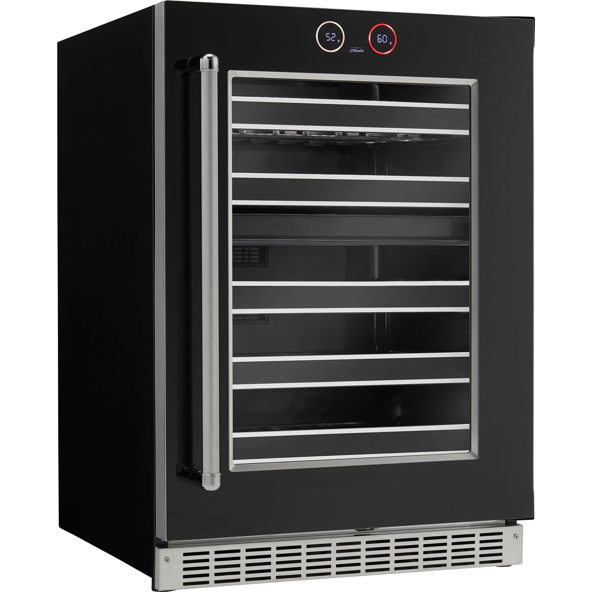 Silhouette Reserve – 24? Built-In Wine Cellar  – Right Swing -Stainless Steel (SRVWC050R) - Image 5