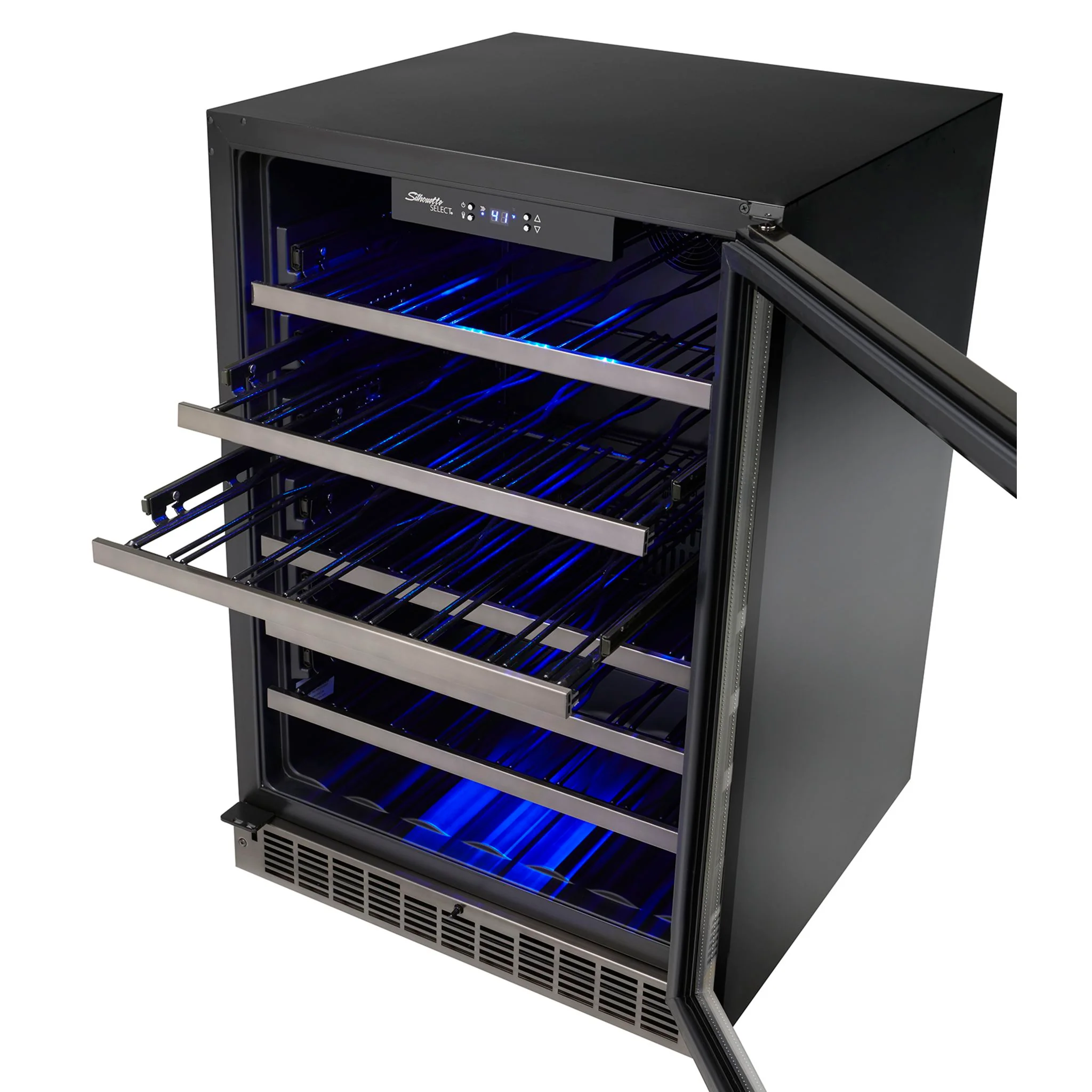 Silhouette Select – 24? Built-In Wine Cellar  -Stainless Steel (SSWC056D1B-S) - Image 8
