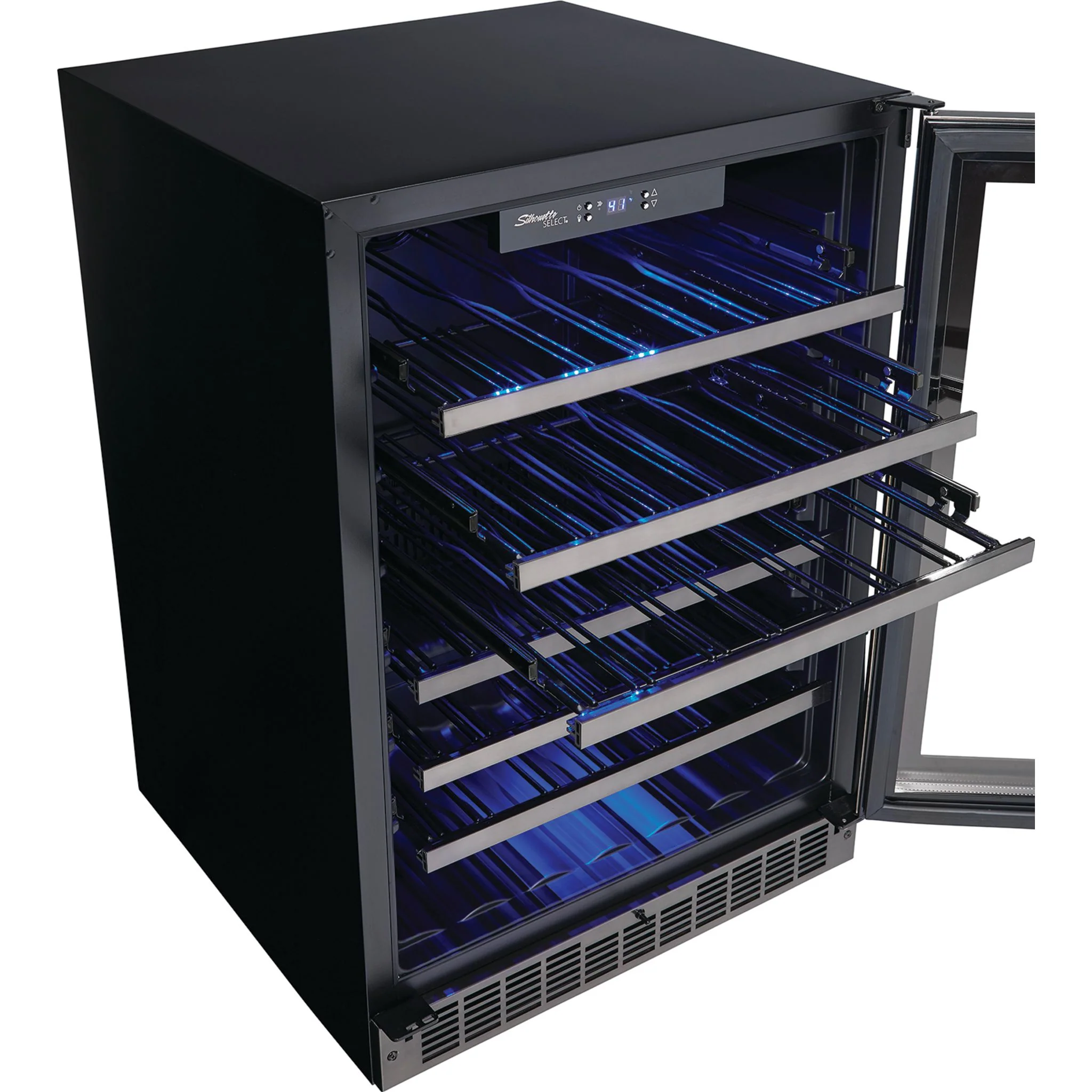 Silhouette Select – 24? Built-In Wine Cellar  -Stainless Steel (SSWC056D1B-S) - Image 9