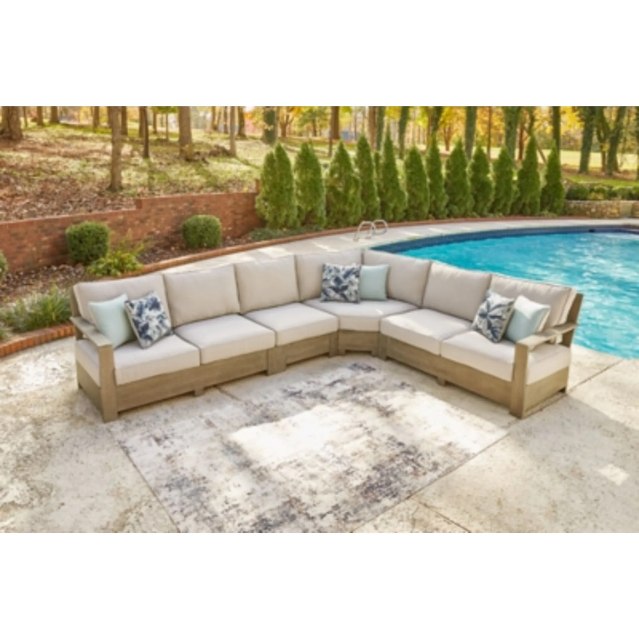 Silo Point 5 Piece Outdoor Sectional - Image 2