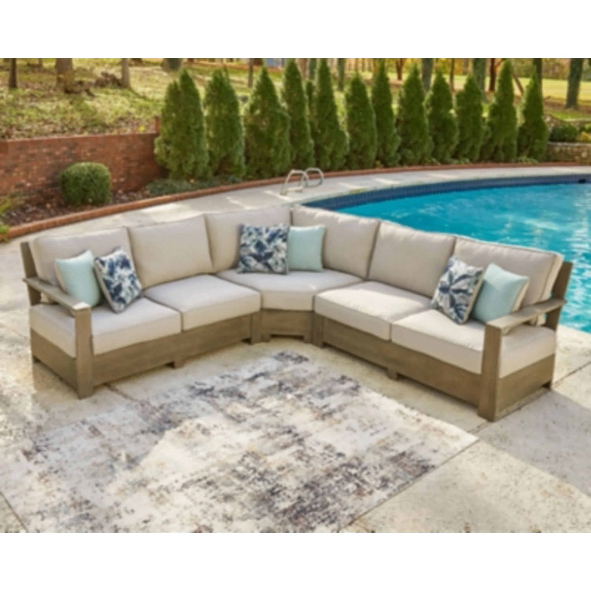 Silo Point 3 Piece Outdoor Sectional - Image 2
