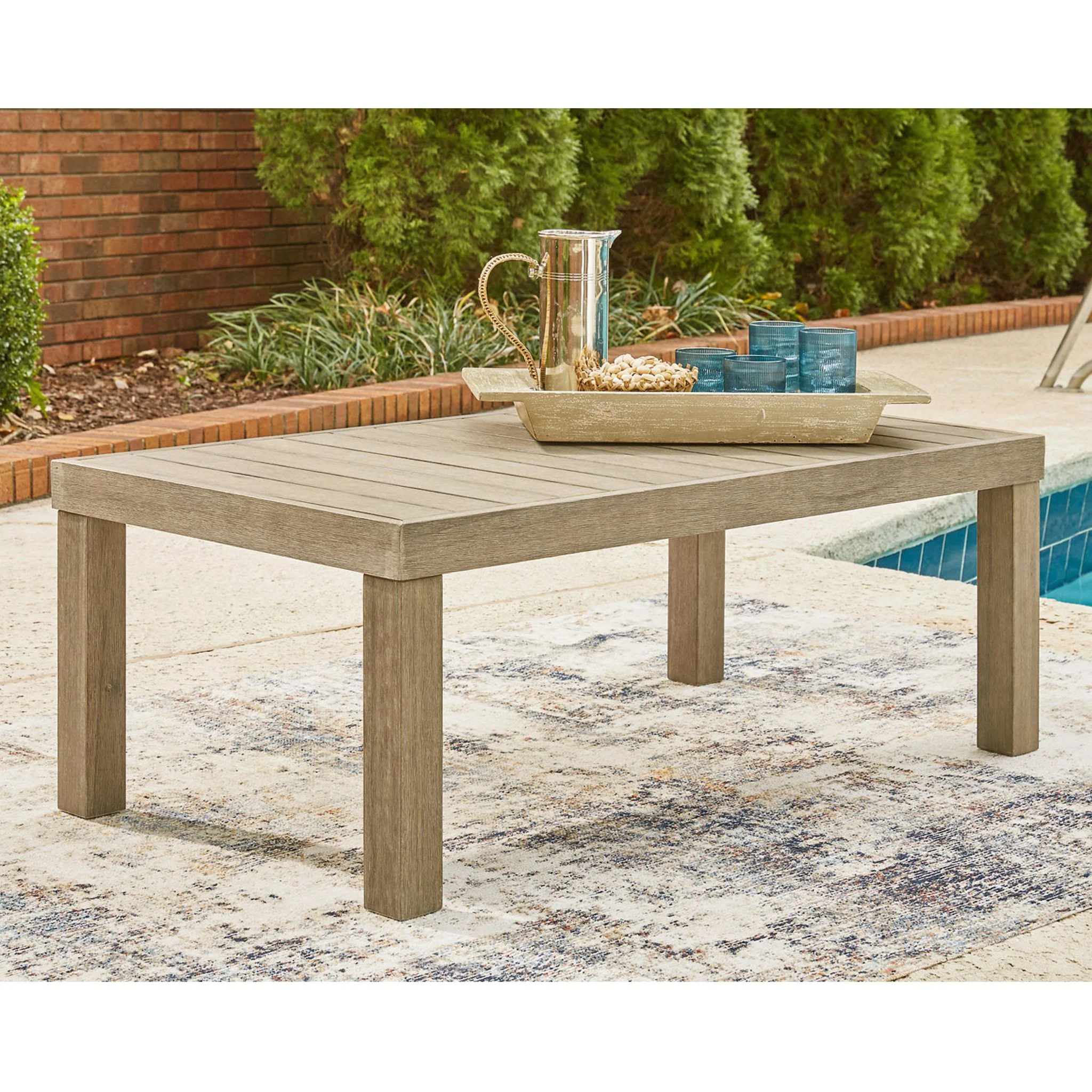 Silo Point Outdoor Rectangle Cocktail Table - Image 6