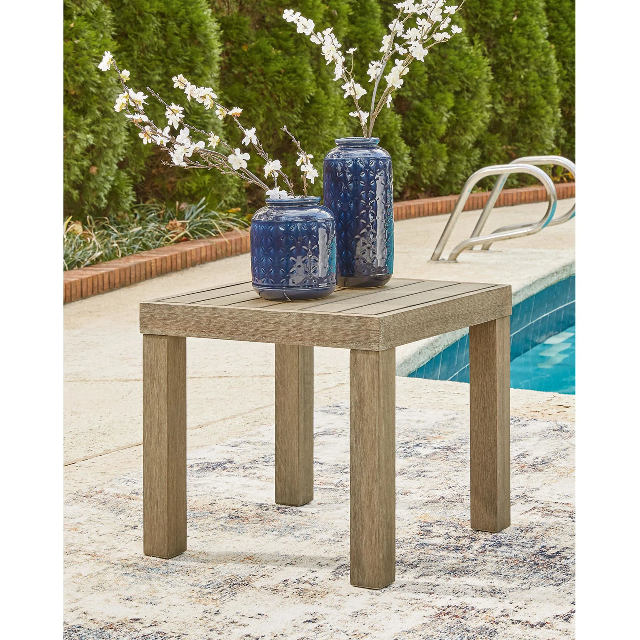 Silo Point Outdoor Square End Table - Image 6