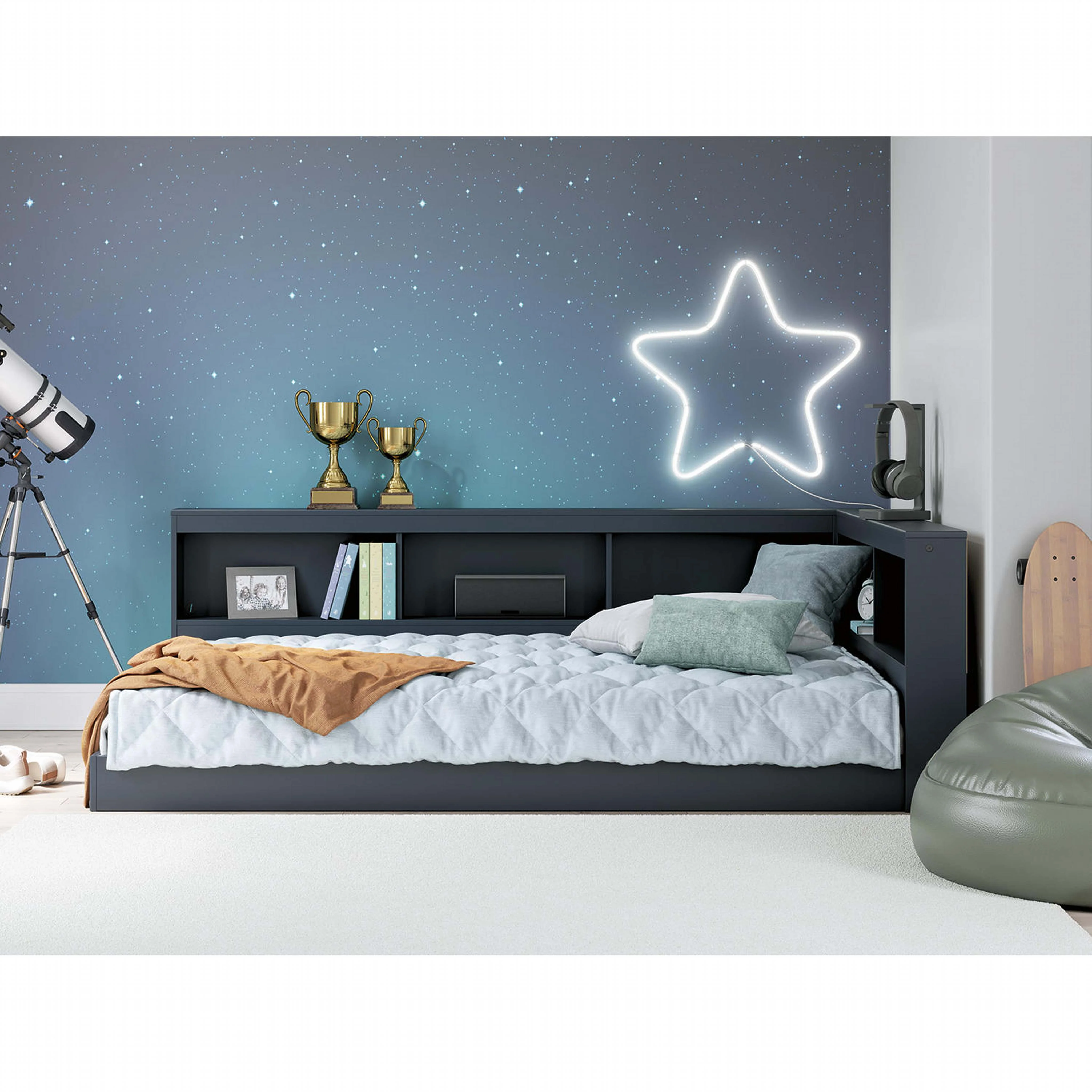 Simmenfort Bookcase Storage Bed - Image 14