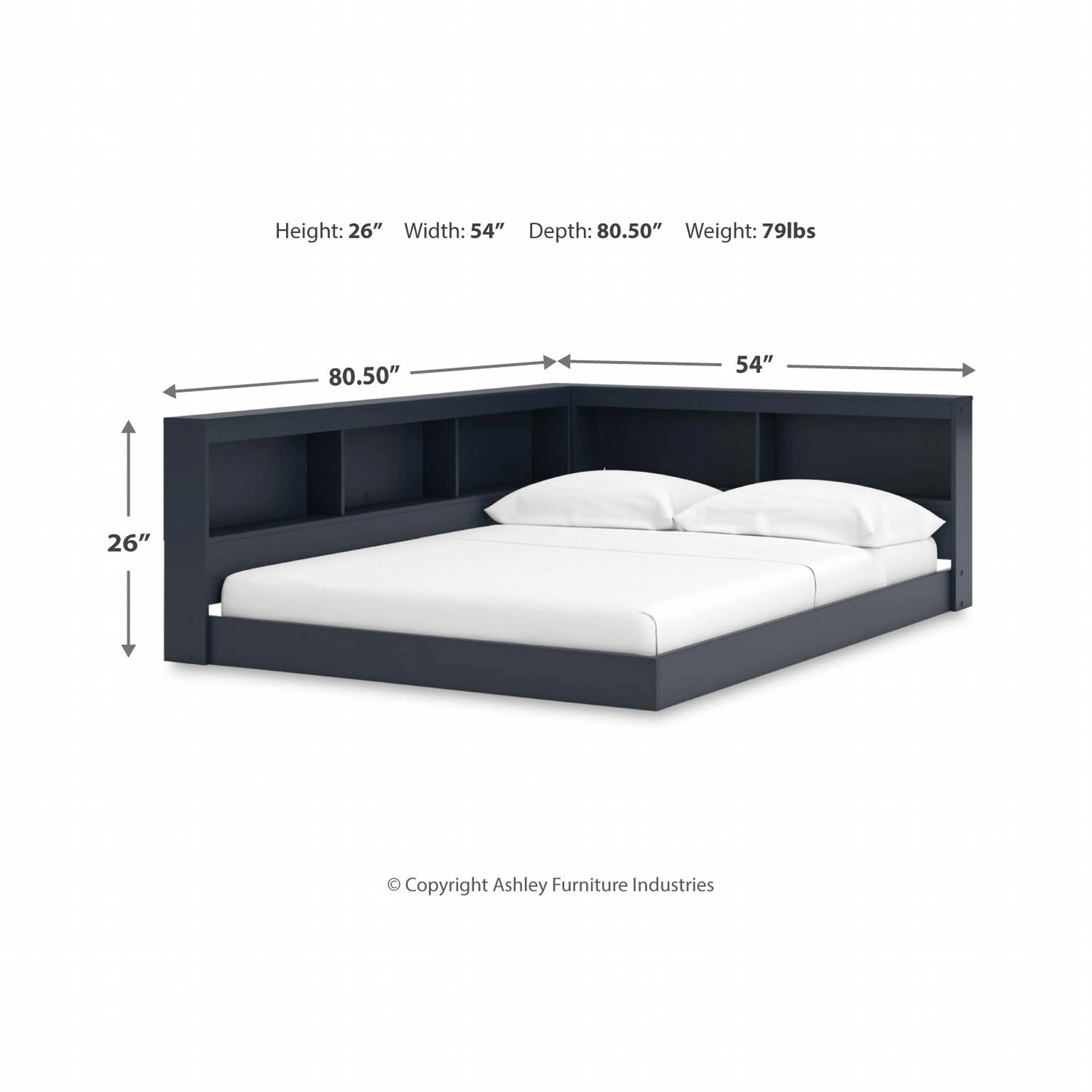 Simmenfort Bookcase Storage Bed - Image 17