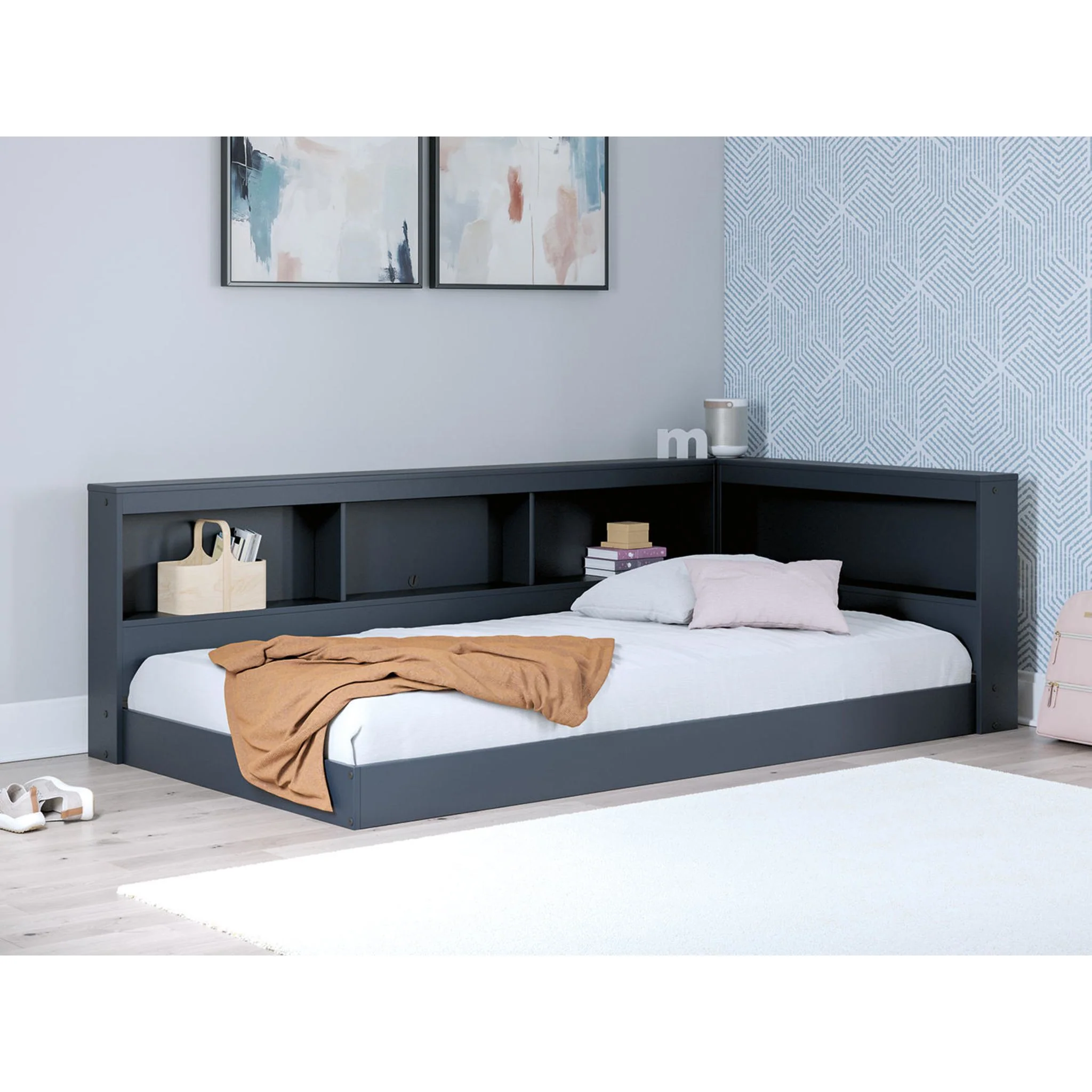 Simmenfort Bookcase Storage Bed - Image 2