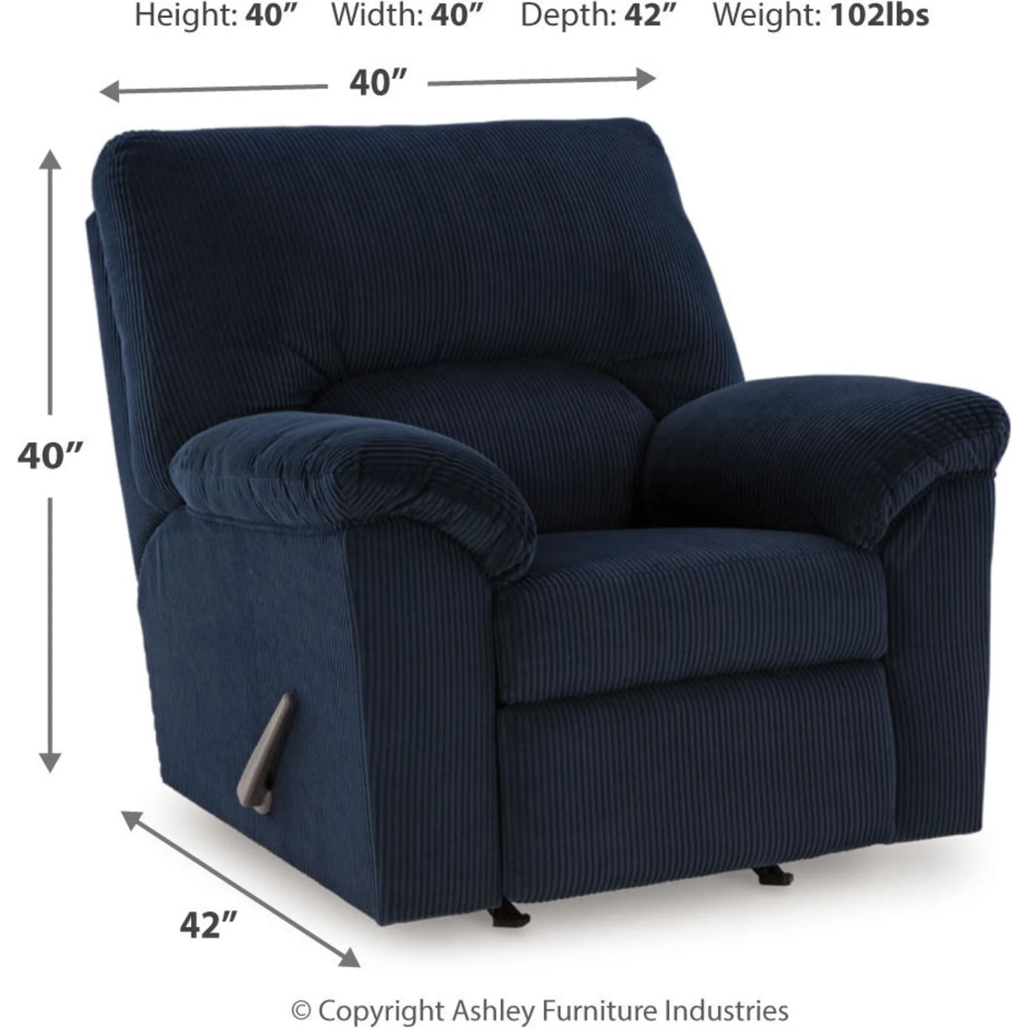 SimpleJoy Rocker Recliner - Image 25