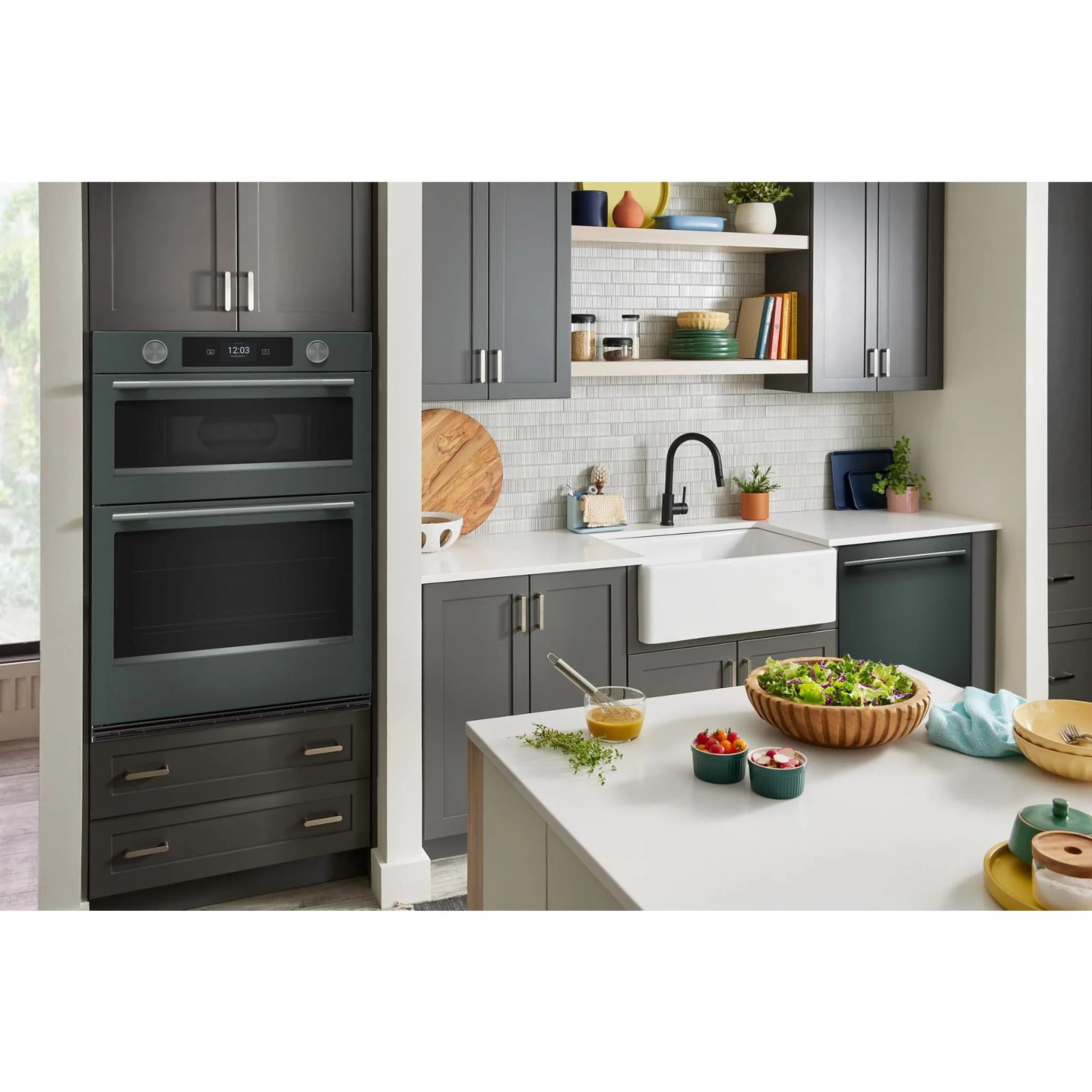 KitchenAid 30-inch Smart Electric Combo Wall Oven with Assisted Cooking Modes - Juniper - Juniper (KOEC730SJP) - Image 13
