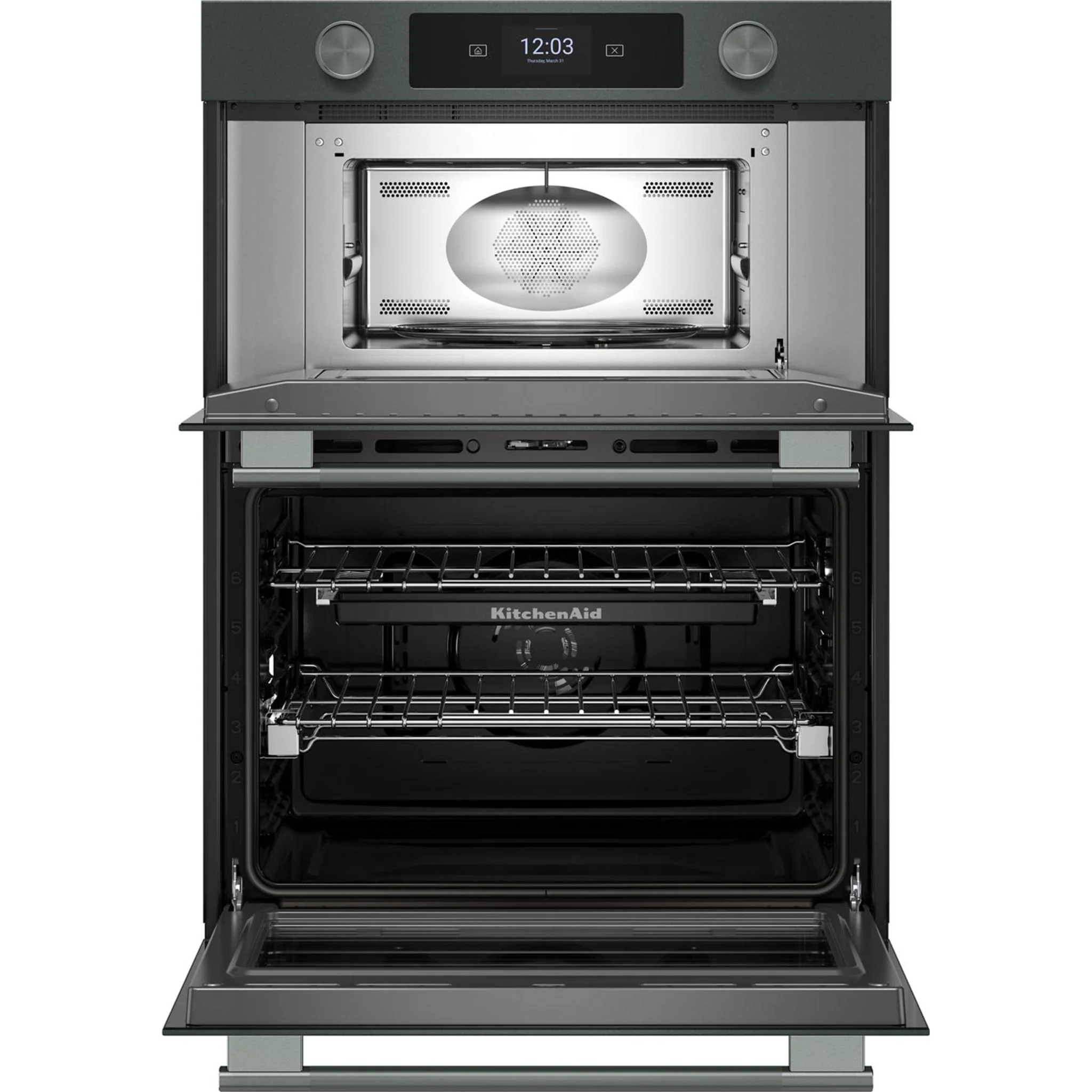 KitchenAid 30-inch Smart Electric Combo Wall Oven with Assisted Cooking Modes - Juniper - Juniper (KOEC730SJP) - Image 4