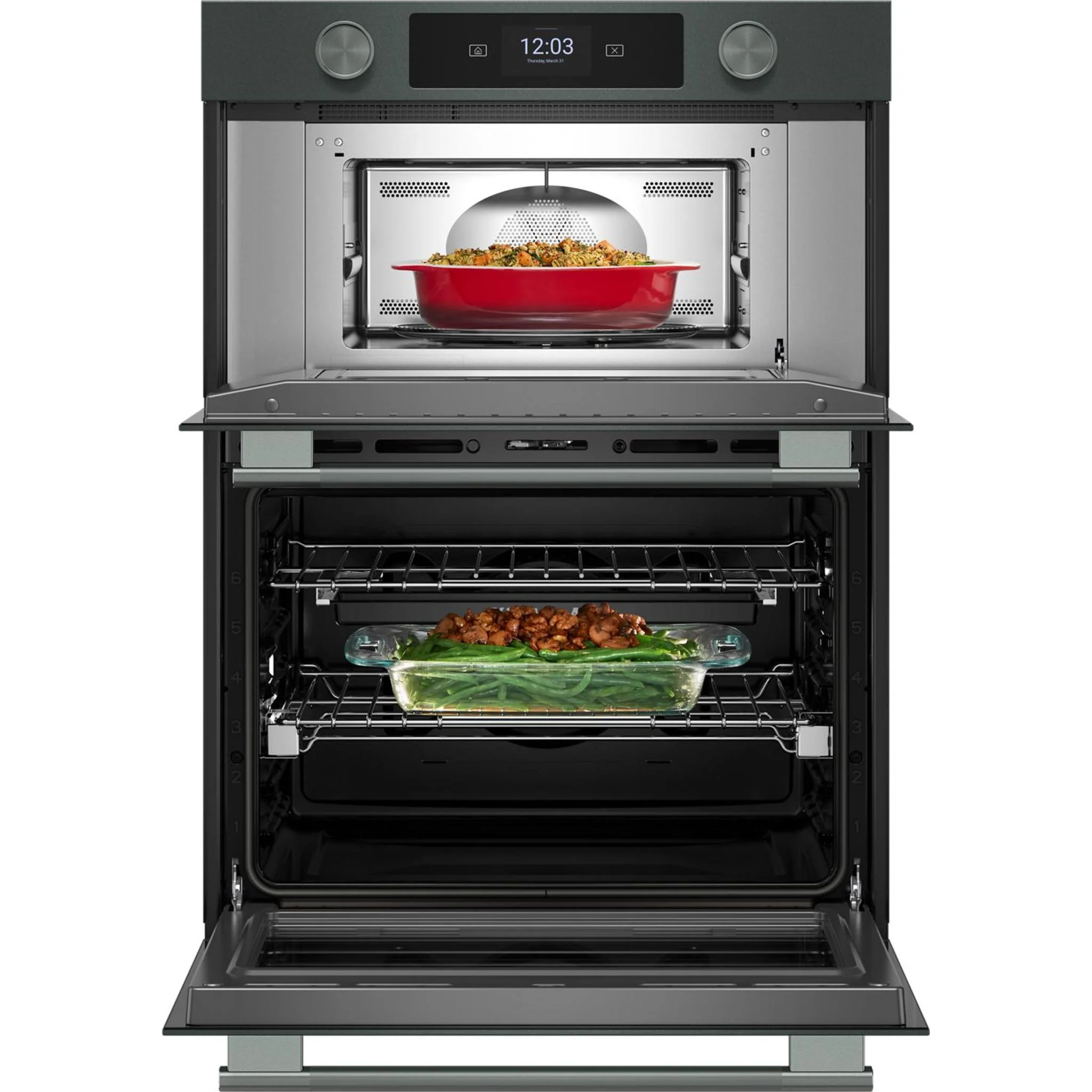 KitchenAid 30-inch Smart Electric Combo Wall Oven with Assisted Cooking Modes - Juniper - Juniper (KOEC730SJP) - Image 7