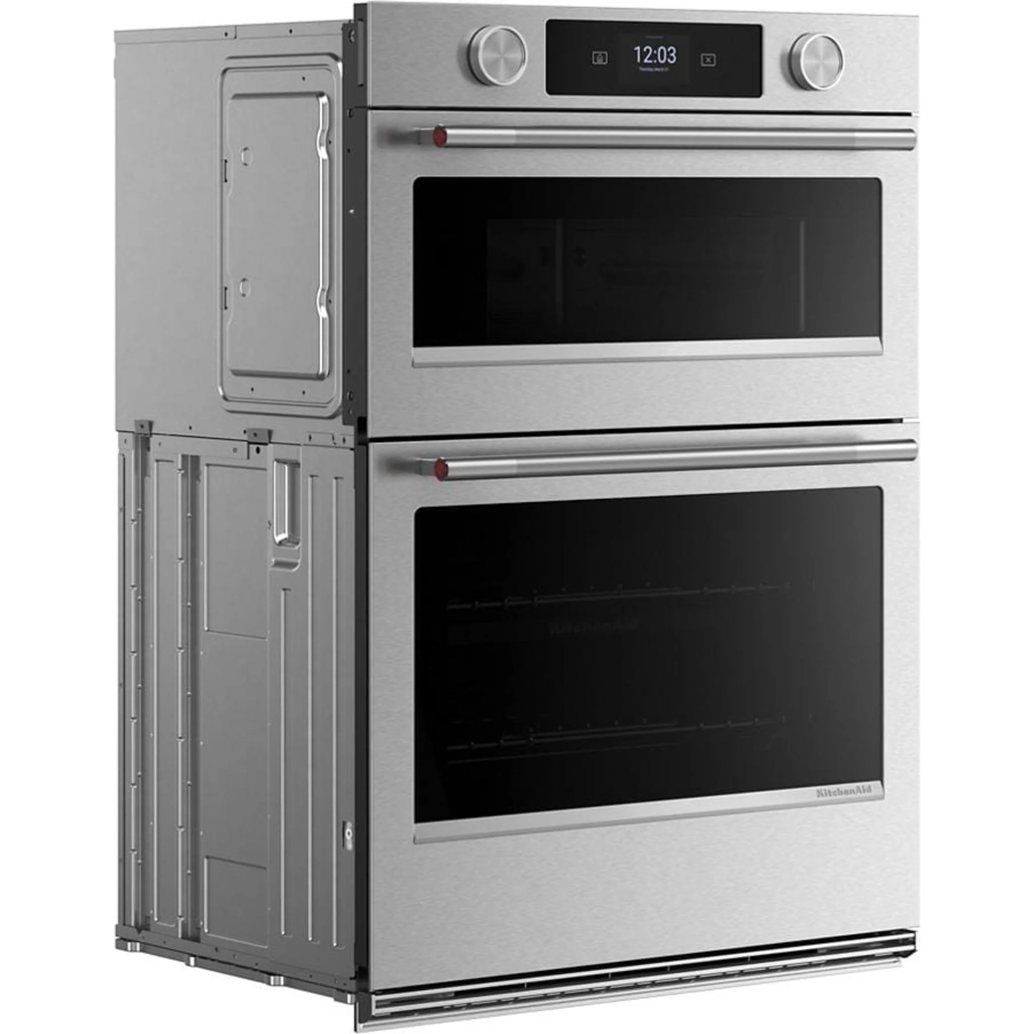 KitchenAid 27-inch Smart Electric Combo Wall Oven with Assisted Cooking Modes - PrintShieldFinish - PrintShield Stainless (KOEC727SPS) - Image 7