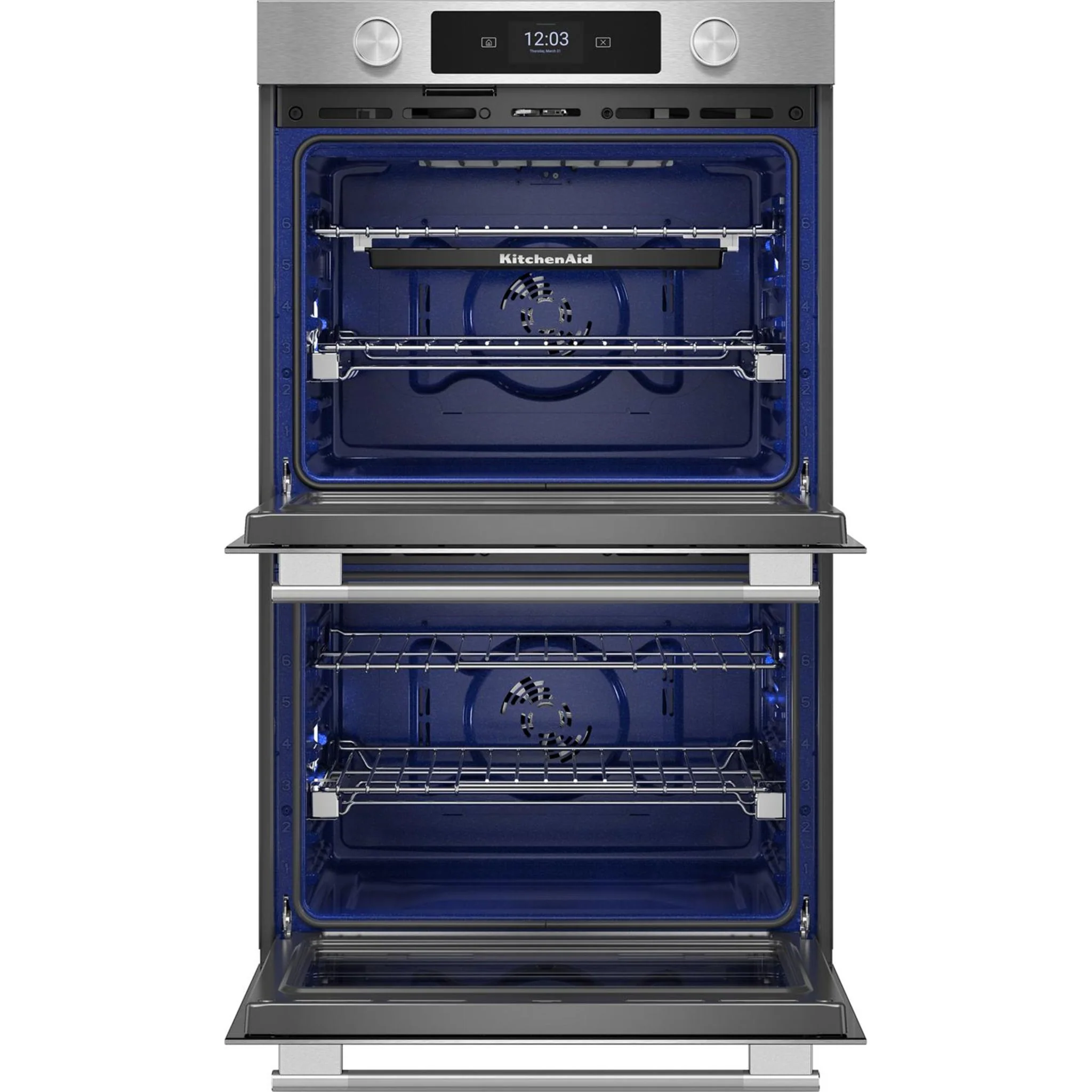 KitchenAid 27-inch Smart Electric Double Wall Oven with Assisted Cooking Modes - PrintShieldFinish - PrintShield Stainless (KOED727SPS) - Image 8