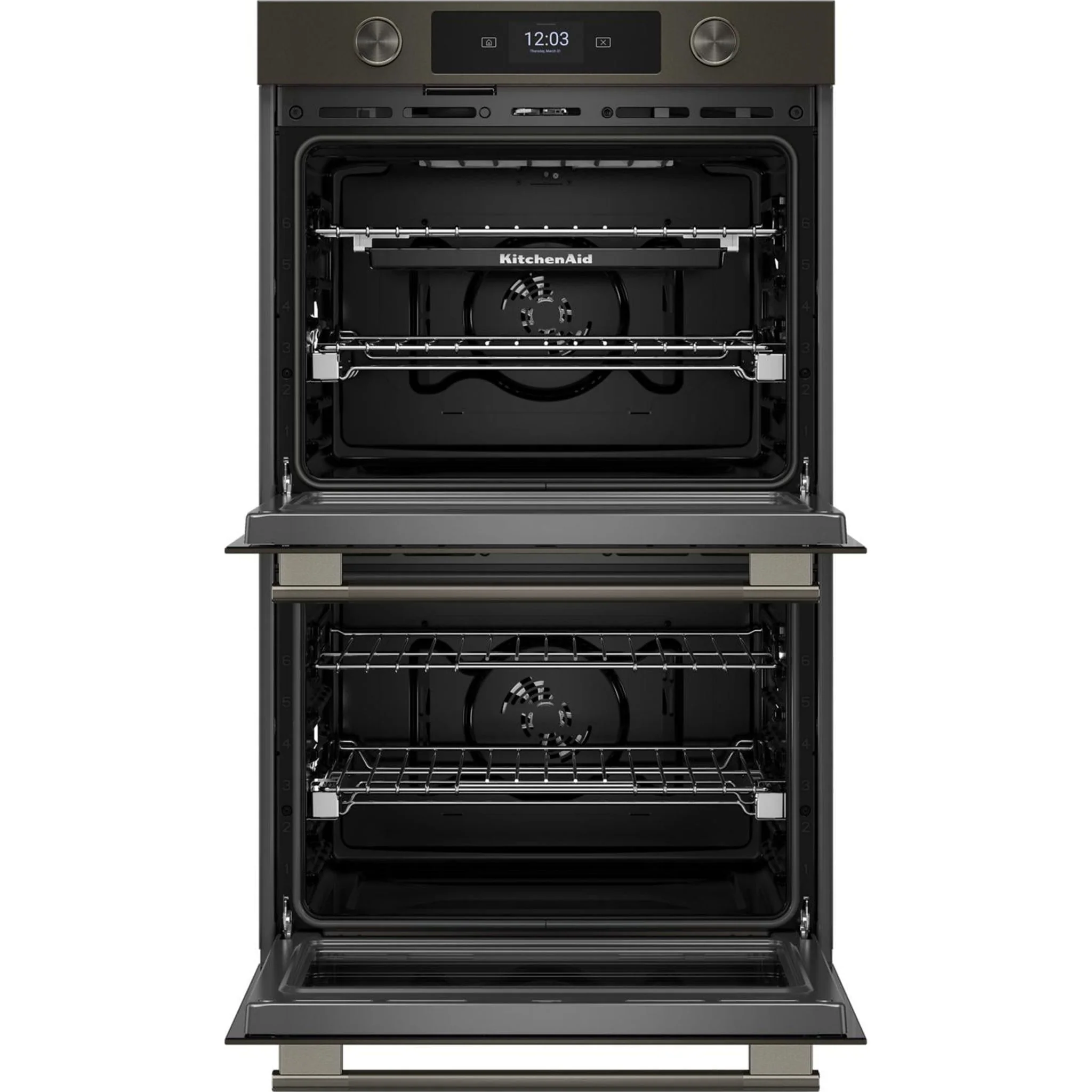 KitchenAid 30-inch Smart Electric Double Wall Oven with Assisted Cooking Modes - Black Ore - Black Ore (KOED730SBE) - Image 7