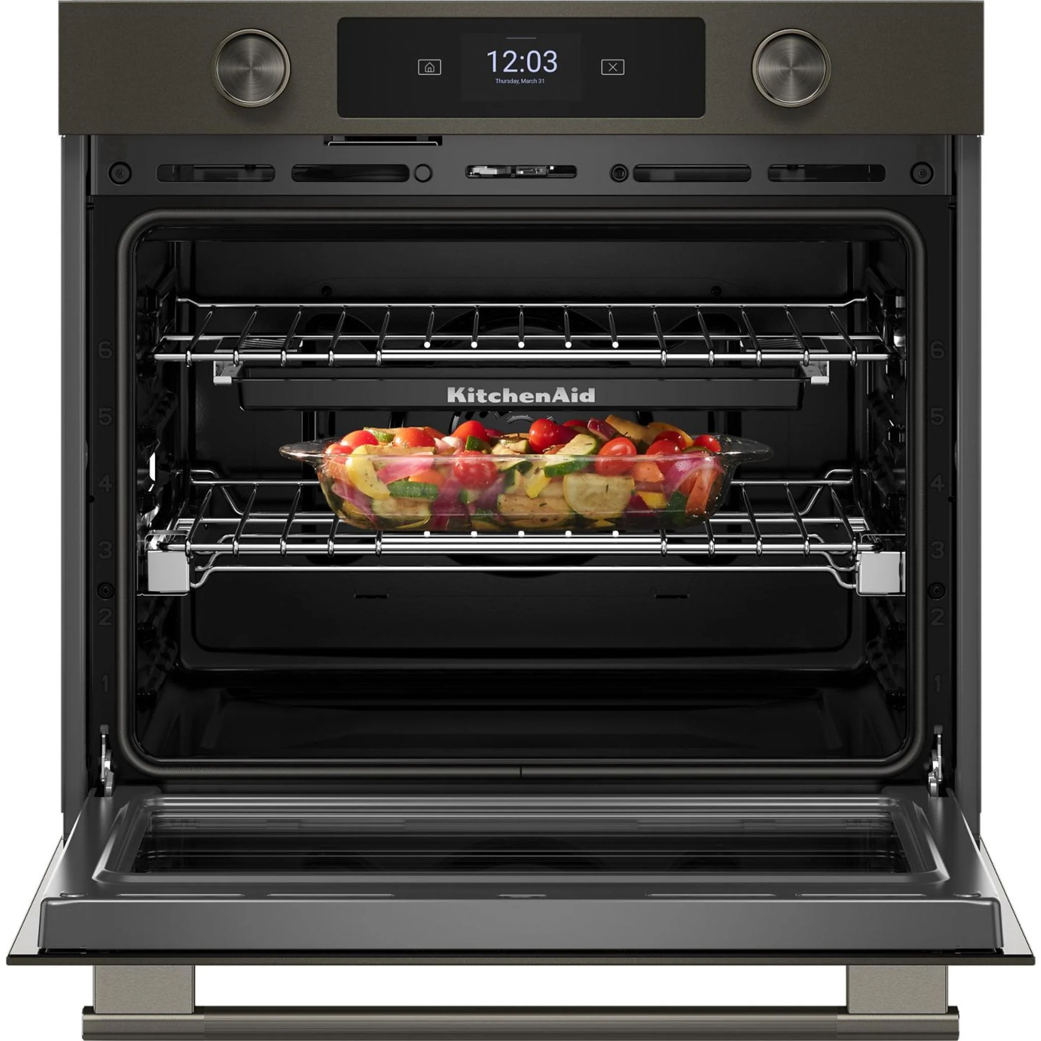 KitchenAid 30-inch Smart Electric Single Wall Oven with Assisted Cooking Modes - Black Ore - Black Ore (KOES730SBE) - Image 13