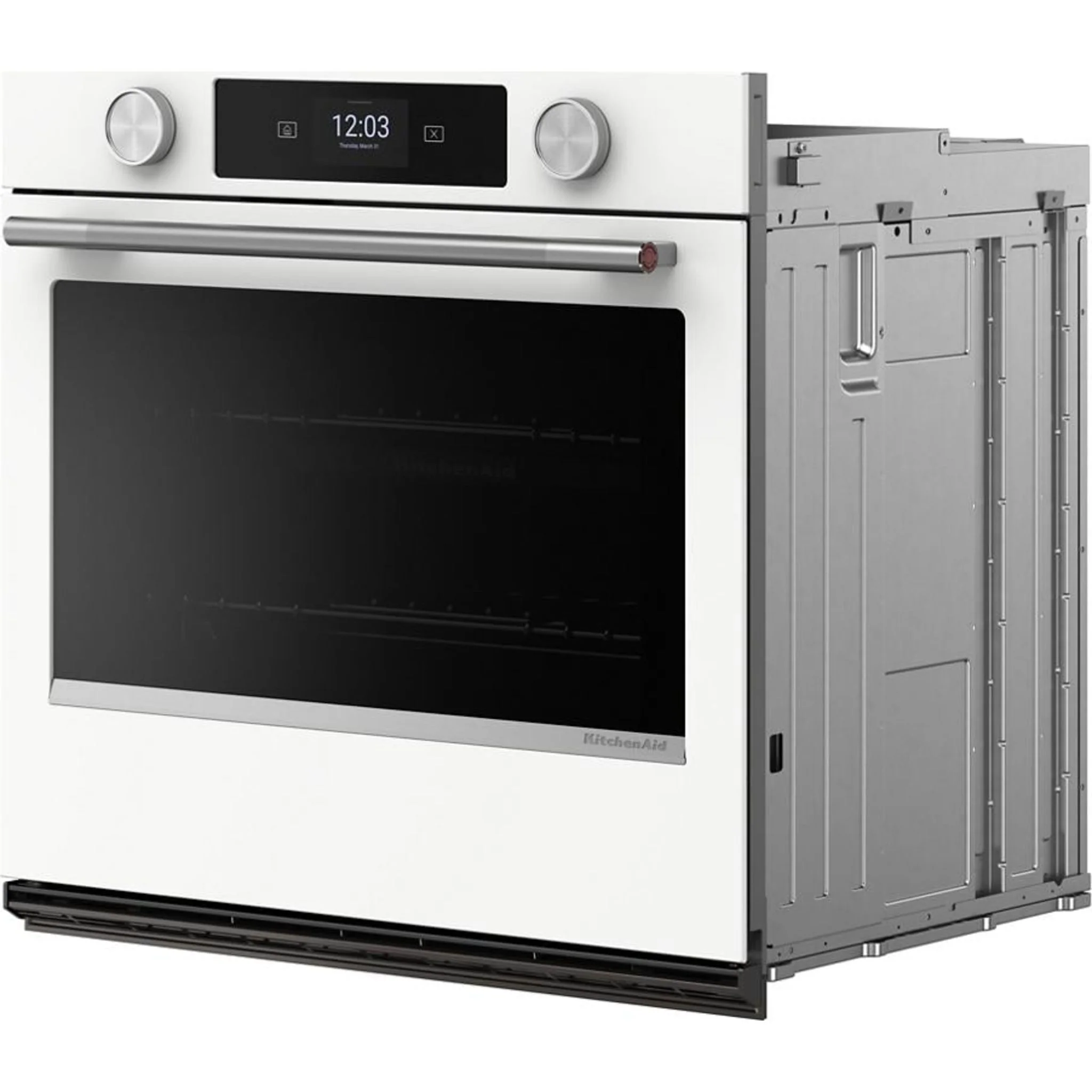 KitchenAid 30-inch Smart Electric Single Wall Oven with Assisted Cooking Modes - White - White (KOES730SWH) - Image 8