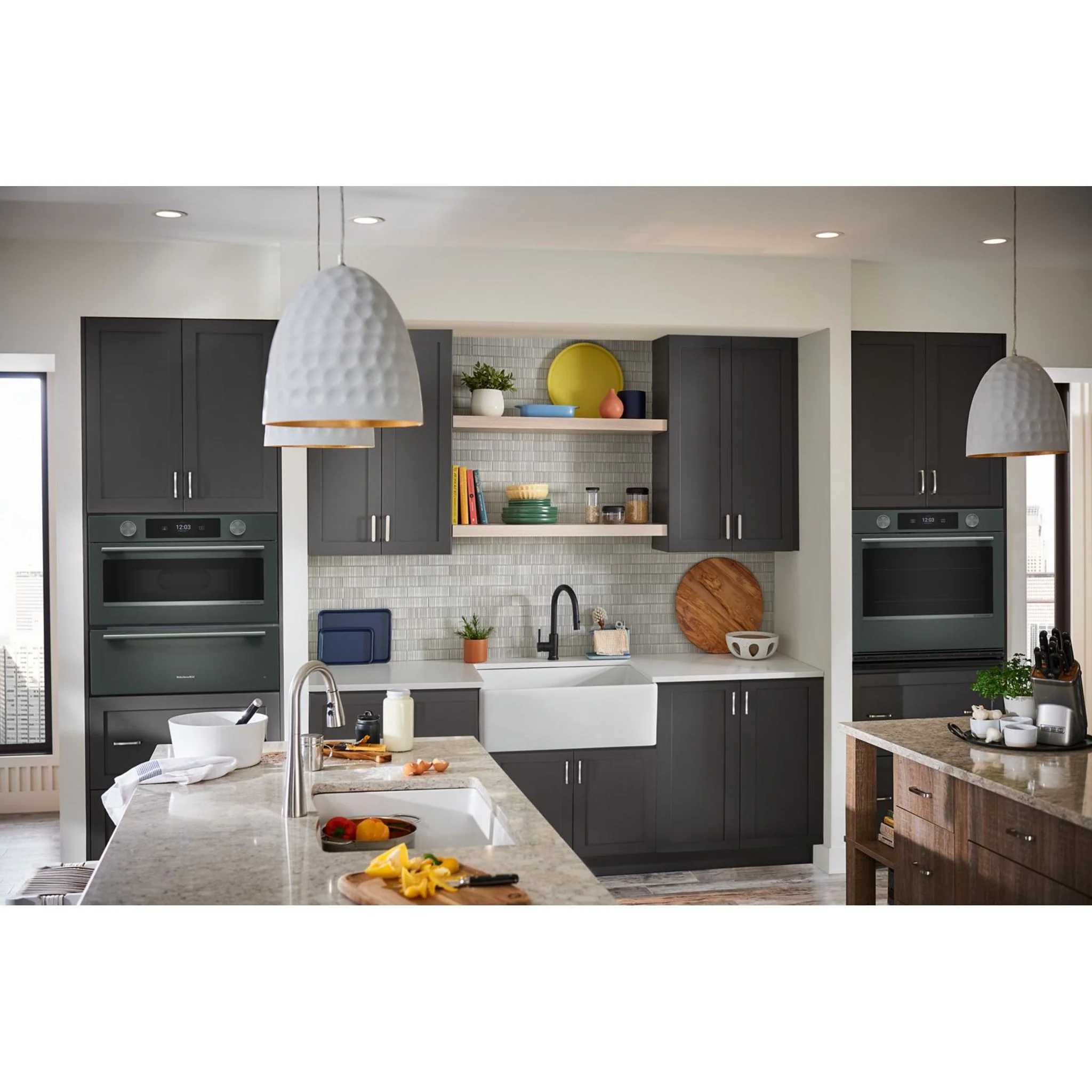 KitchenAid 30-inch Smart Electric Single Wall Oven with Assisted Cooking Modes - Juniper - Juniper (KOES730SJP) - Image 2