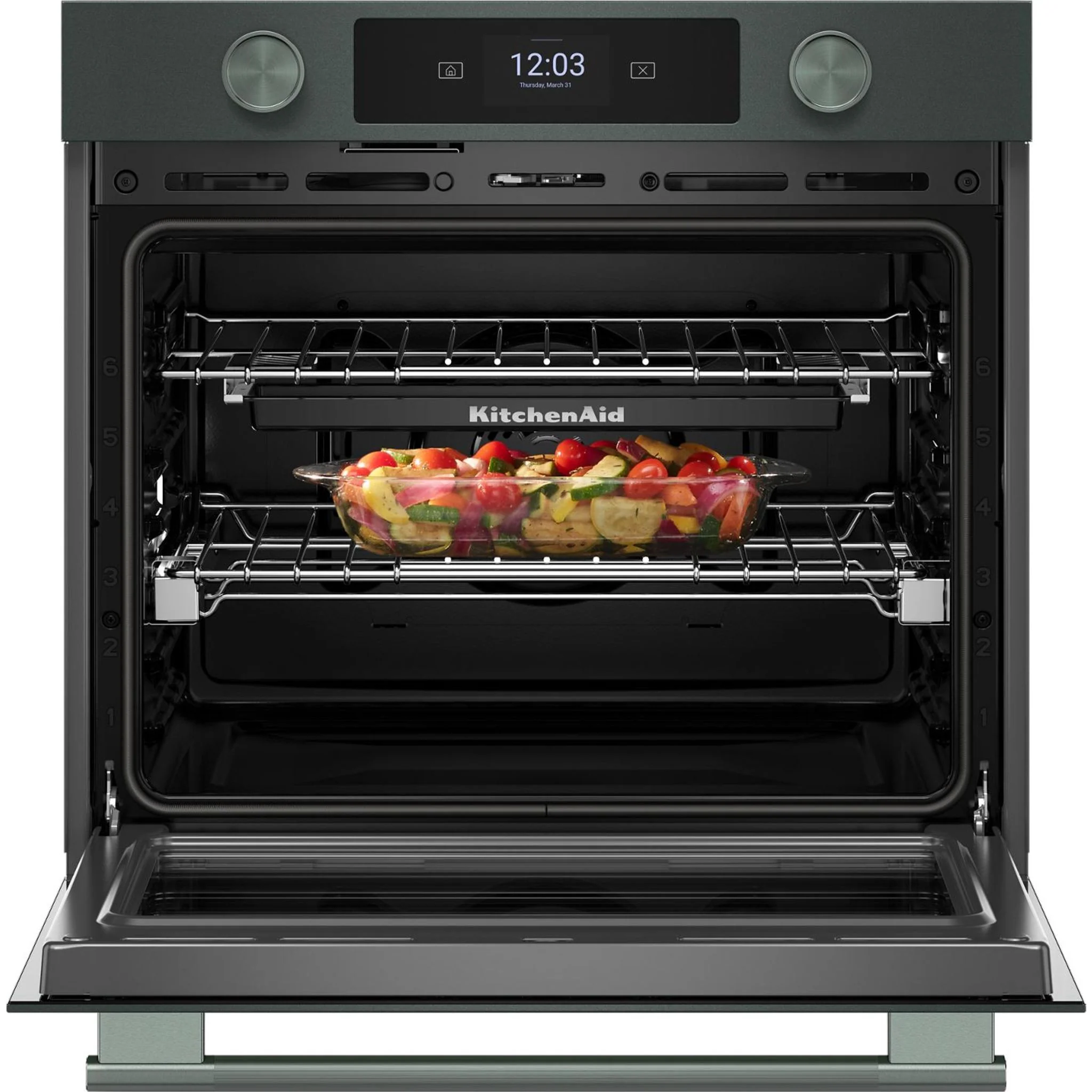 KitchenAid 30-inch Smart Electric Single Wall Oven with Assisted Cooking Modes - Juniper - Juniper (KOES730SJP) - Image 9