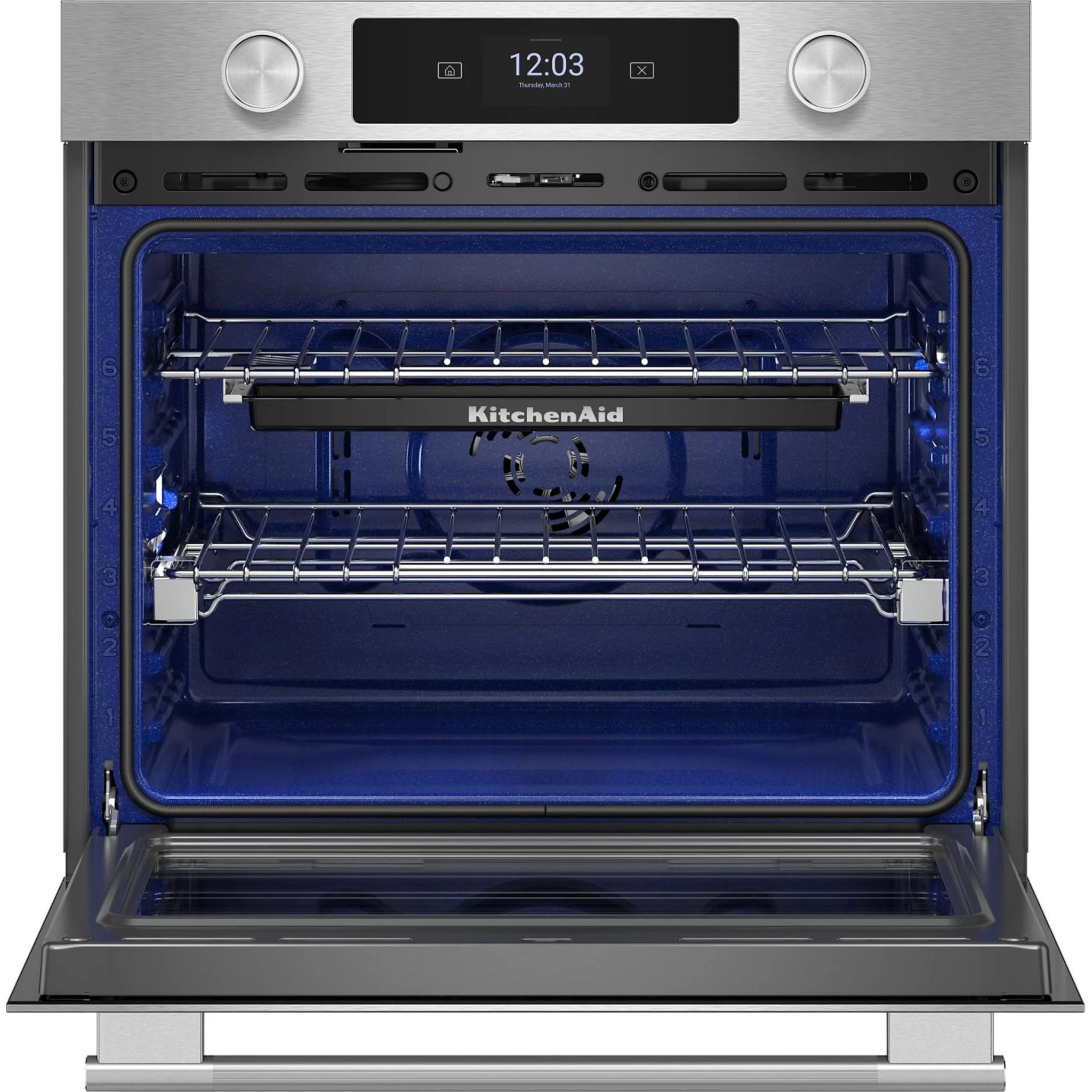 KitchenAid 27-inch Smart Electric Single Wall Oven with Assisted Cooking Modes - PrintShieldFinish - PrintShield Stainless (KOES727SPS) - Image 8