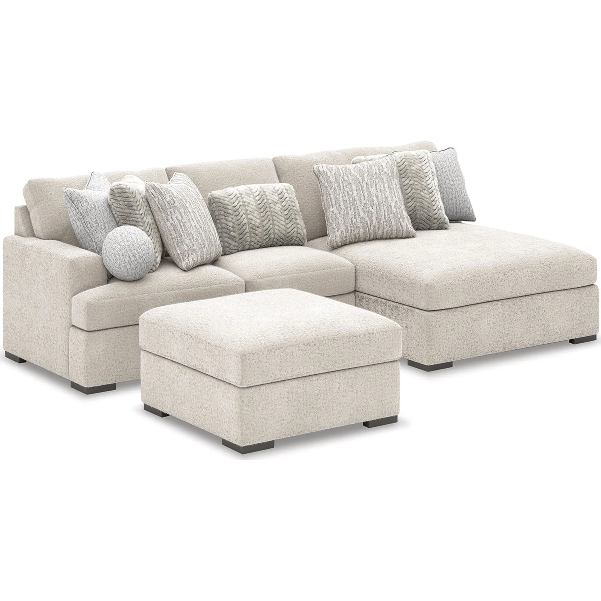 Snodoodle 3 Piece Modular Sectional with Chaise - Image 3