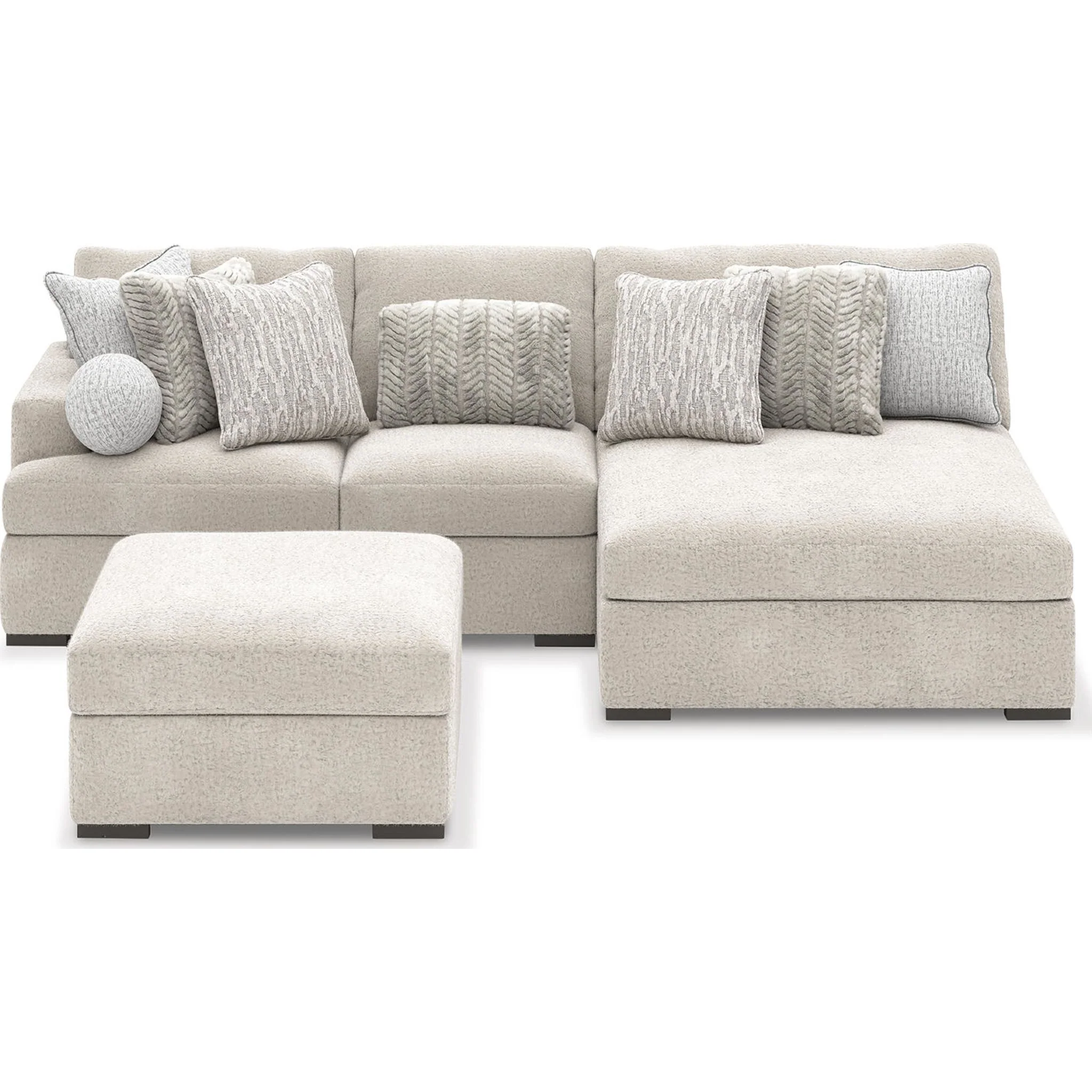 Snodoodle 3 Piece Modular Sectional with Chaise - Image 4