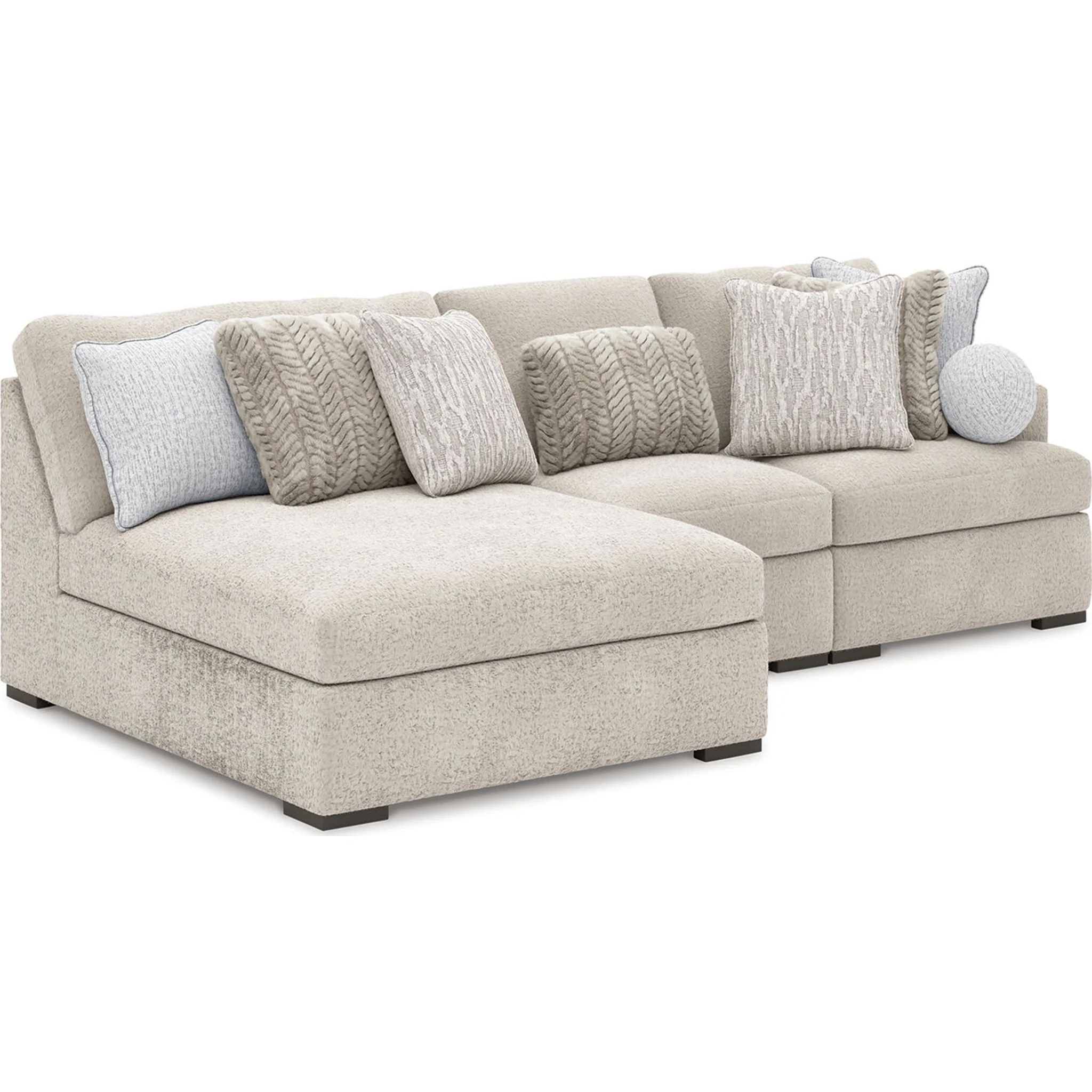 Snodoodle 3 Piece Modular Sectional with Chaise - Image 9