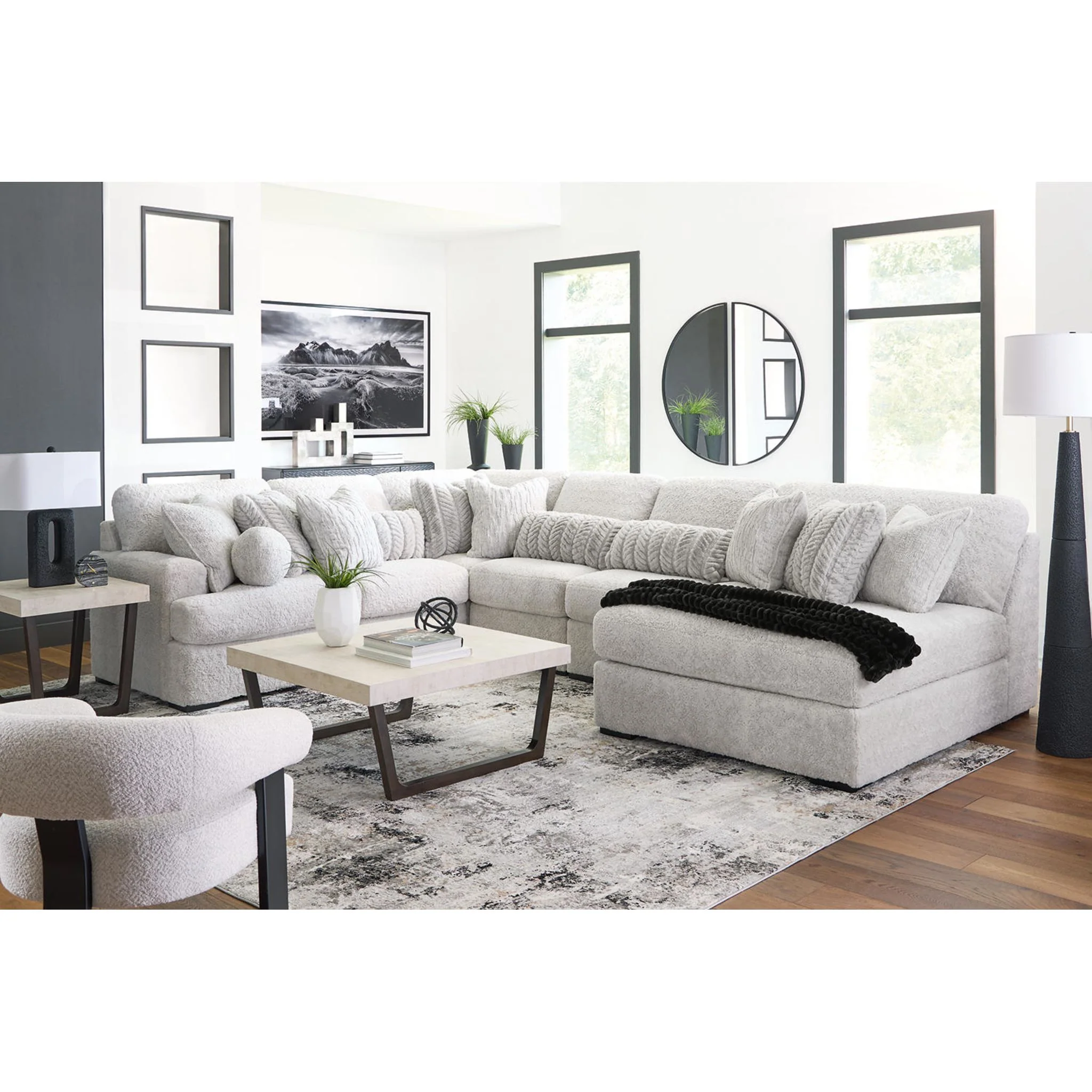Snodoodle 6 Piece Modular Sectional with Chaise - Image 10