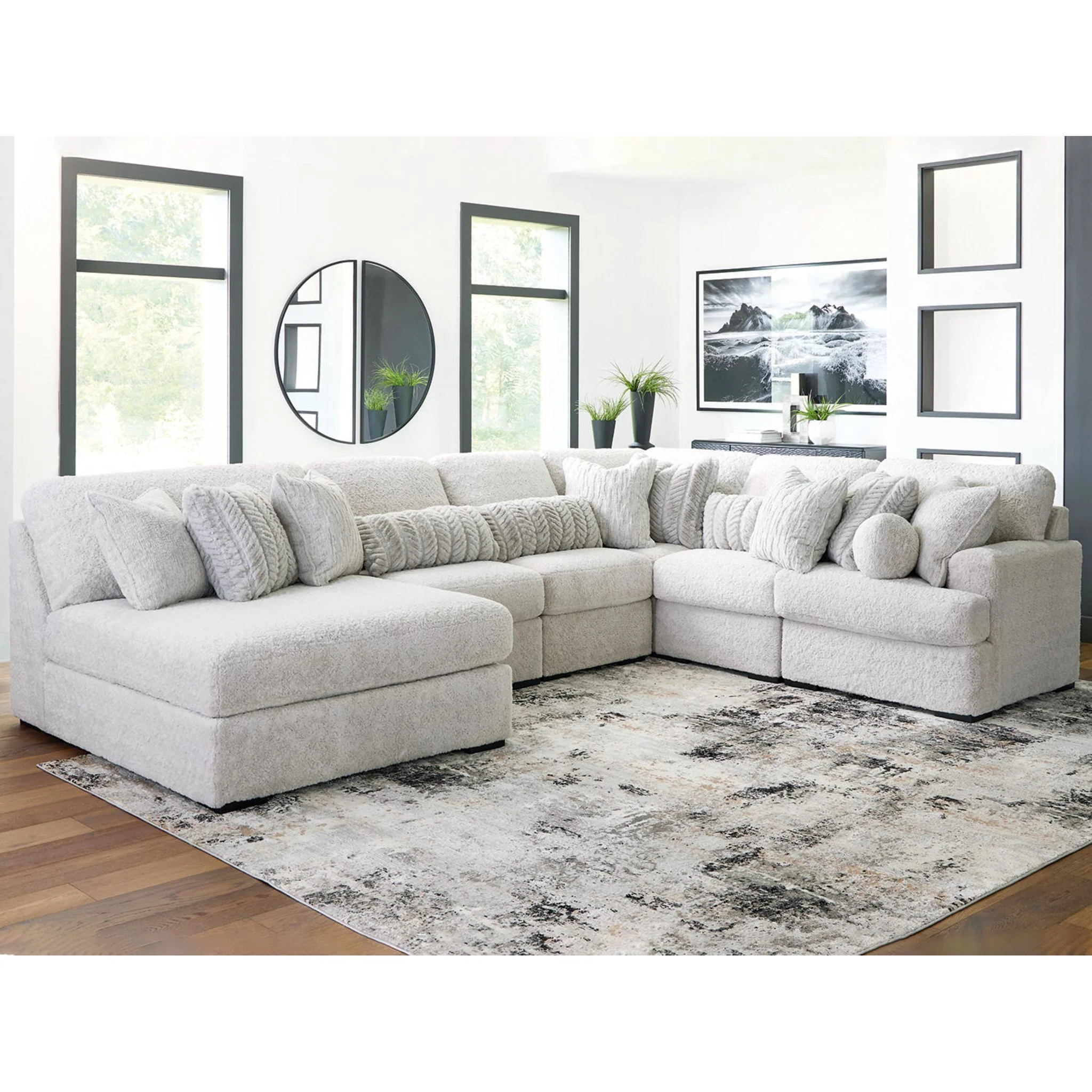 Snodoodle 6 Piece Modular Sectional with Chaise - Image 13