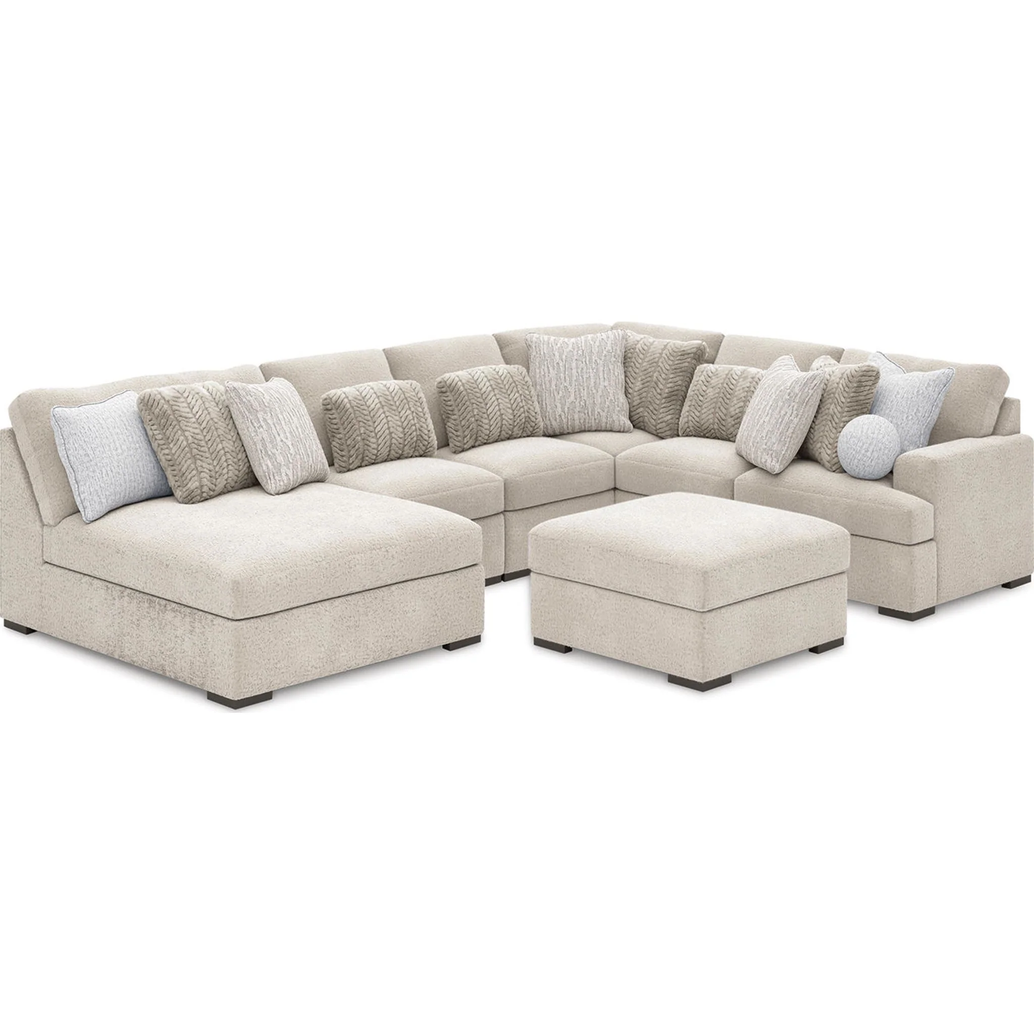 Snodoodle 6 Piece Modular Sectional with Chaise - Image 17