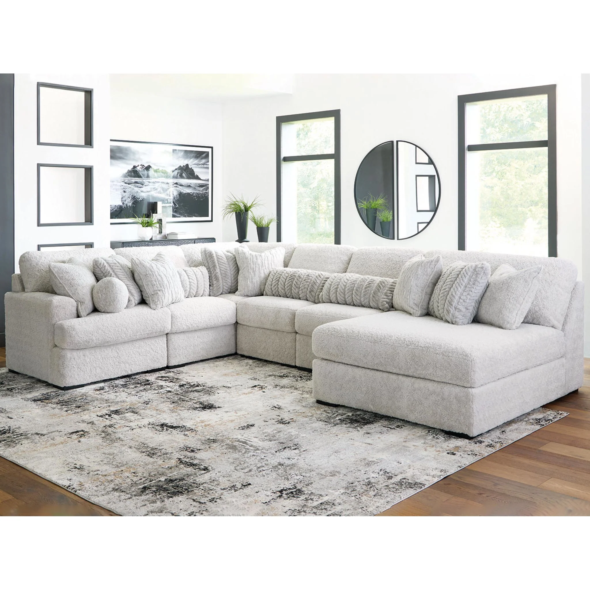 Snodoodle 6 Piece Modular Sectional with Chaise - Image 2
