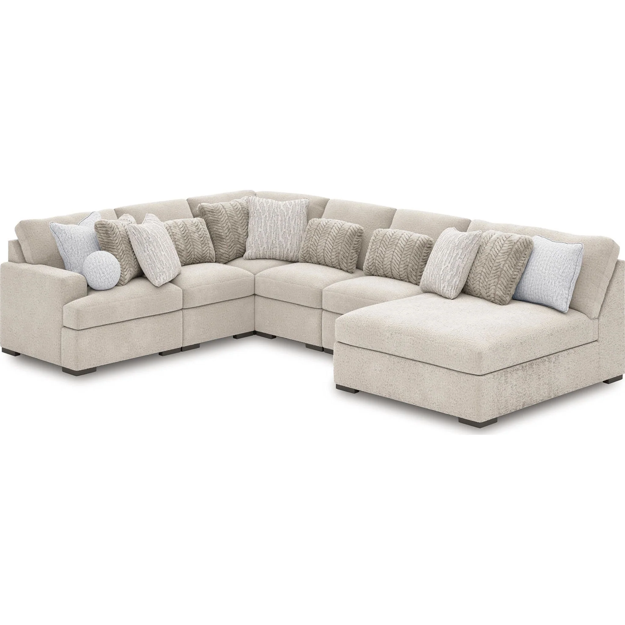 Snodoodle 6 Piece Modular Sectional with Chaise - Image 5