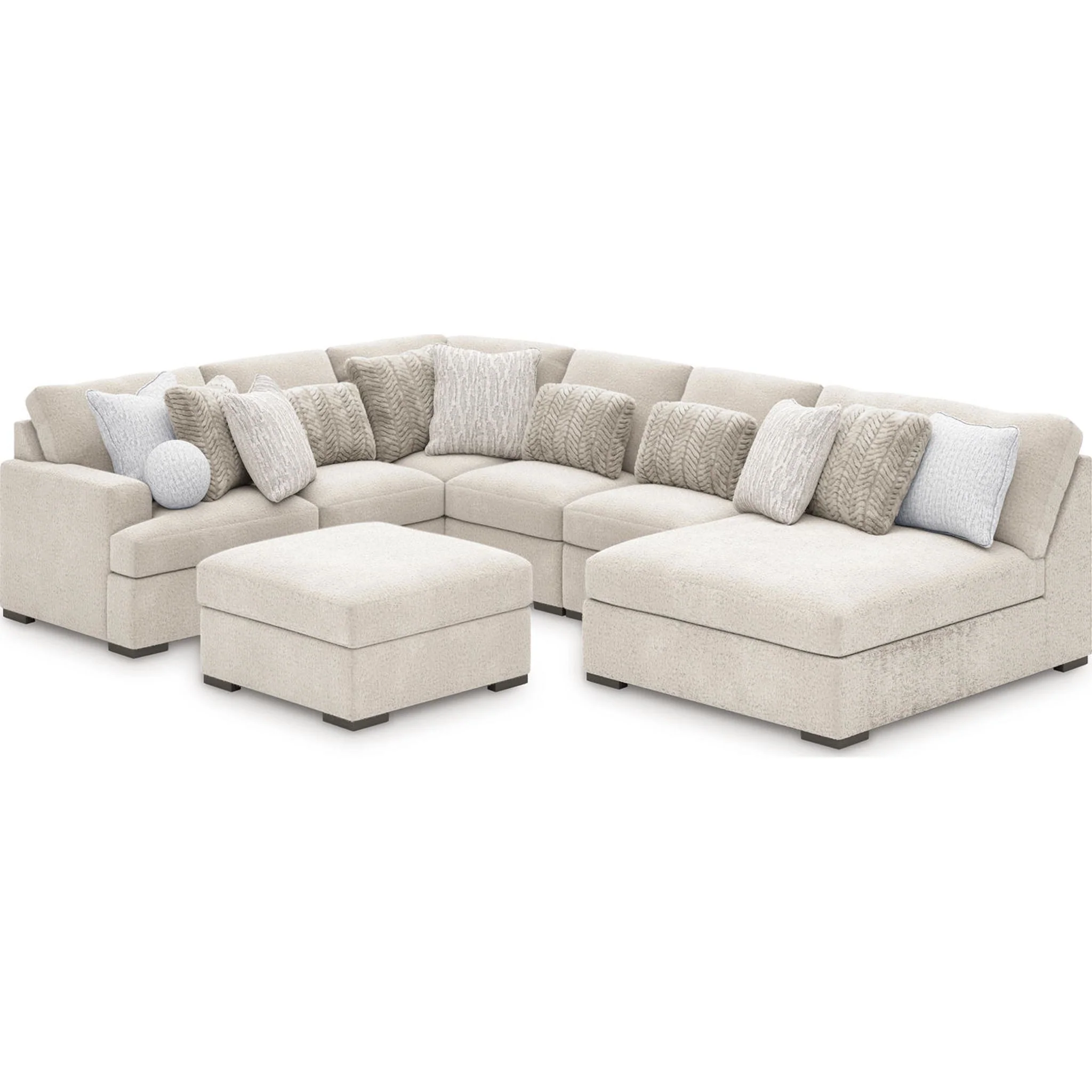 Snodoodle 6 Piece Modular Sectional with Chaise - Image 7
