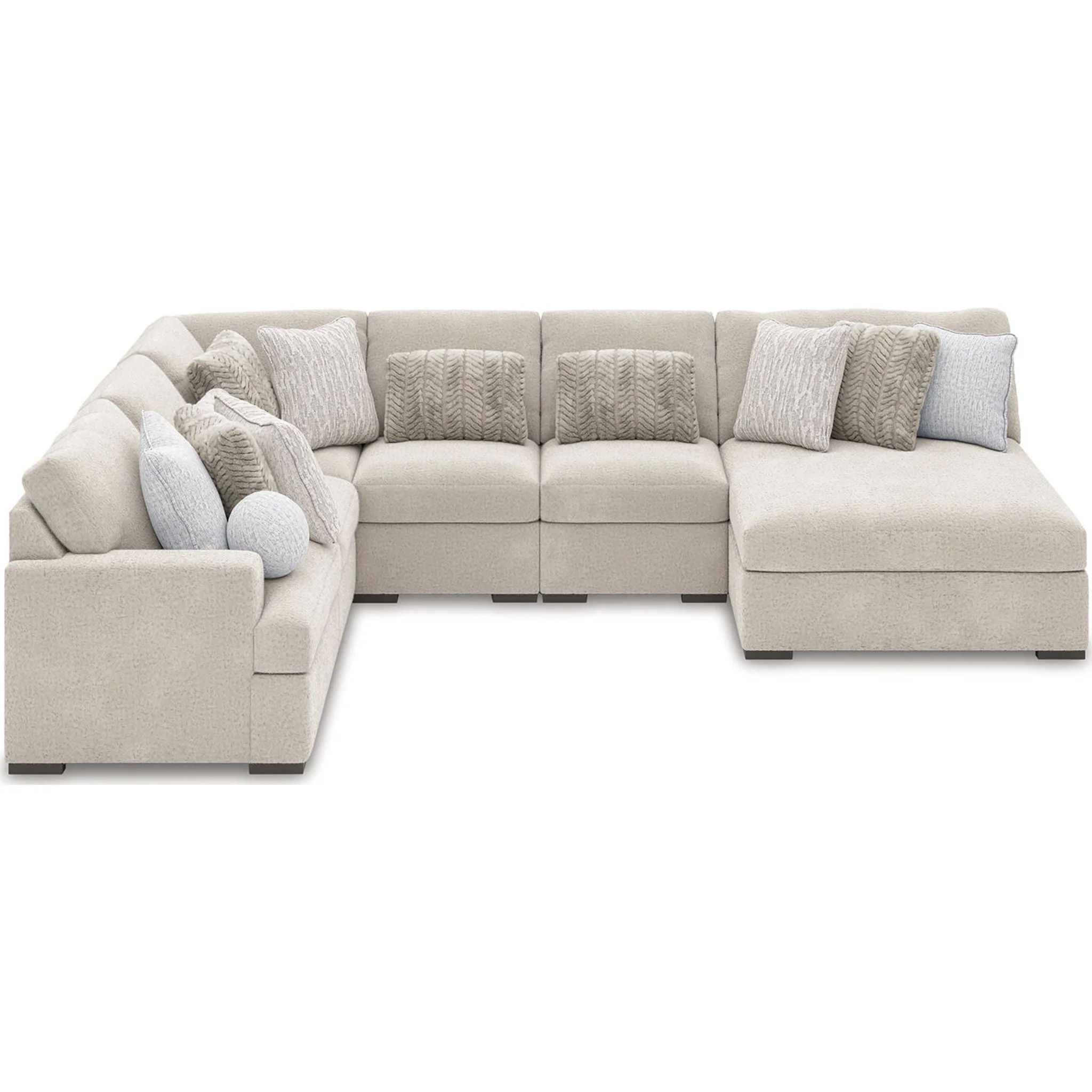 Snodoodle 6 Piece Modular Sectional with Chaise - Image 9
