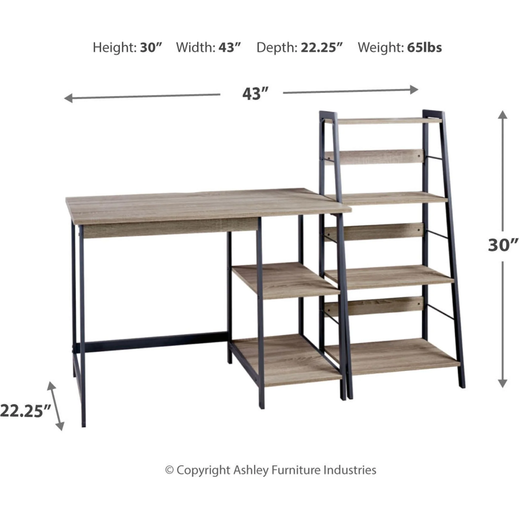 Soho Desk and Shelf - Image 9