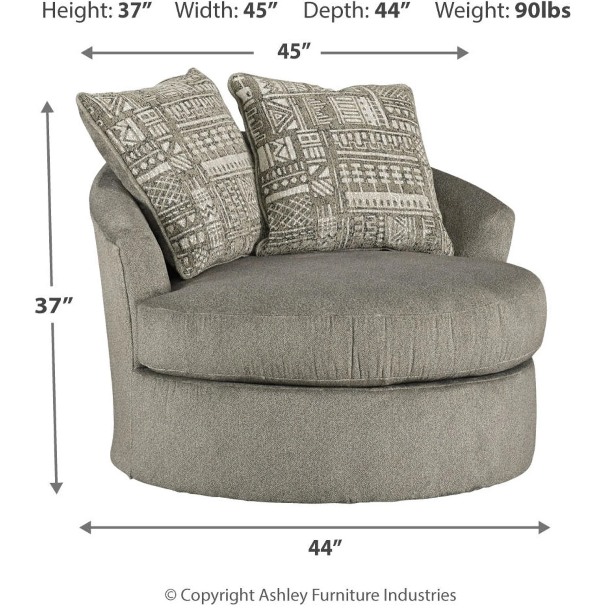 Soletren Swivel Accent Chair - Image 12