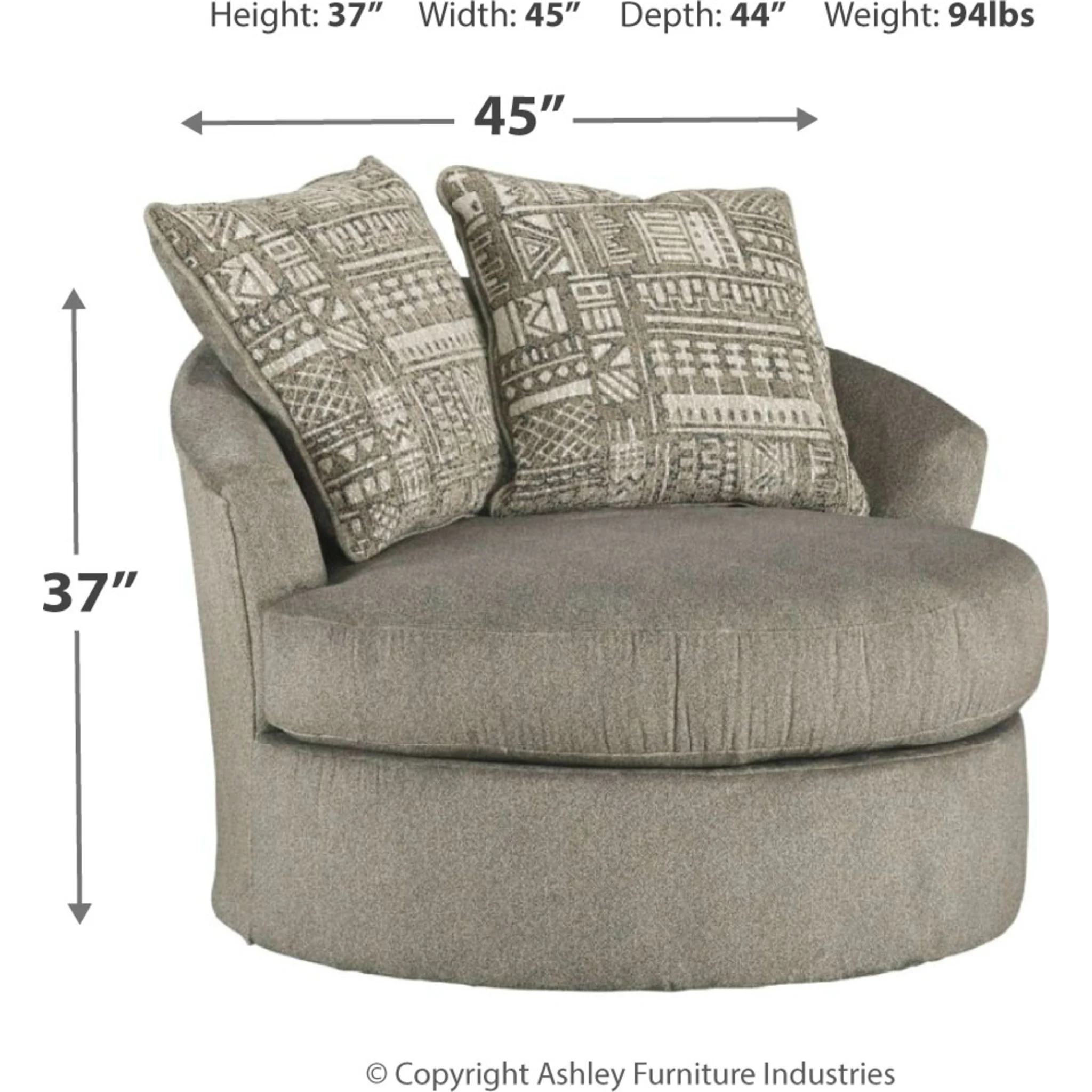 Soletren Swivel Accent Chair - Image 6