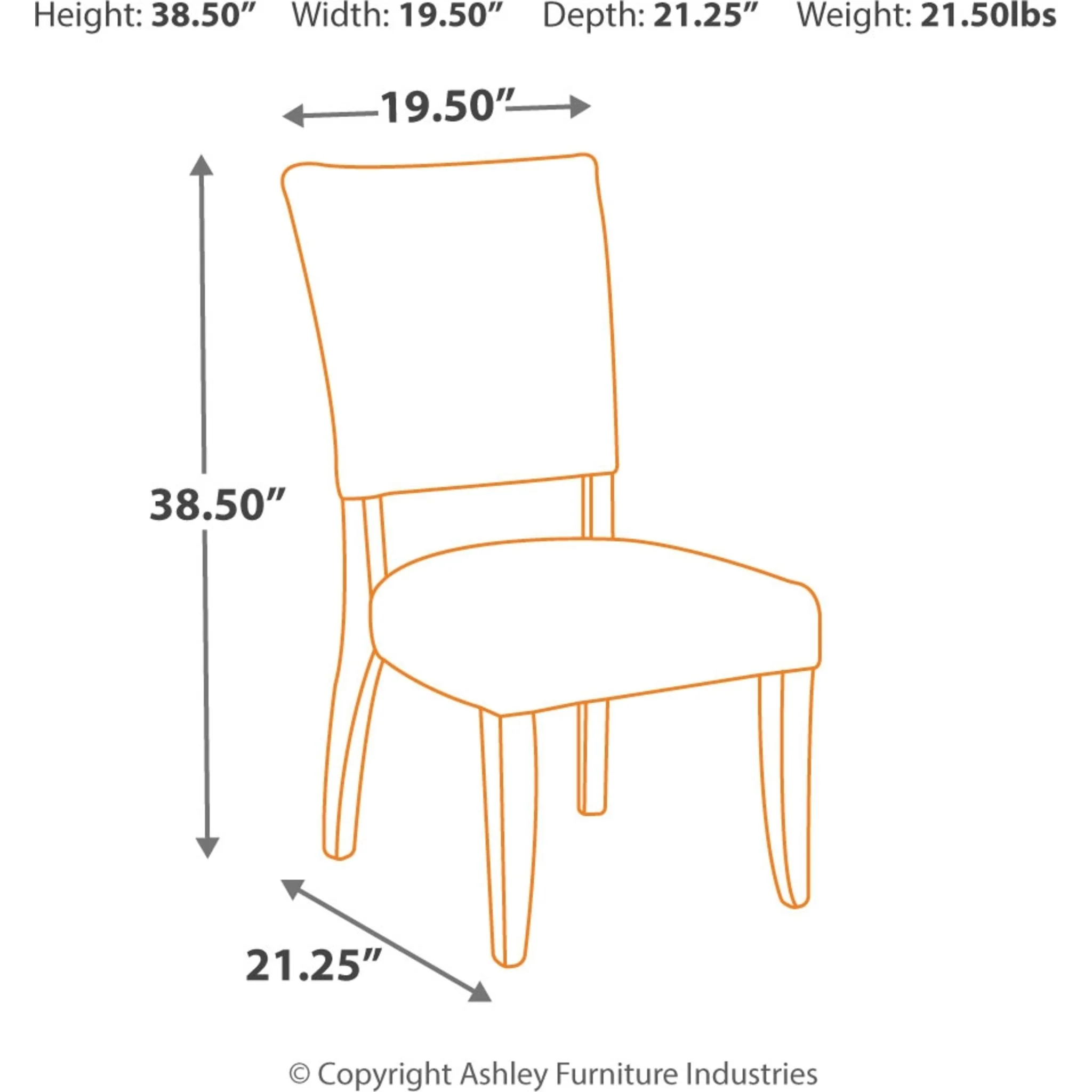 Sommerford Upholstered Side Chair - Image 4