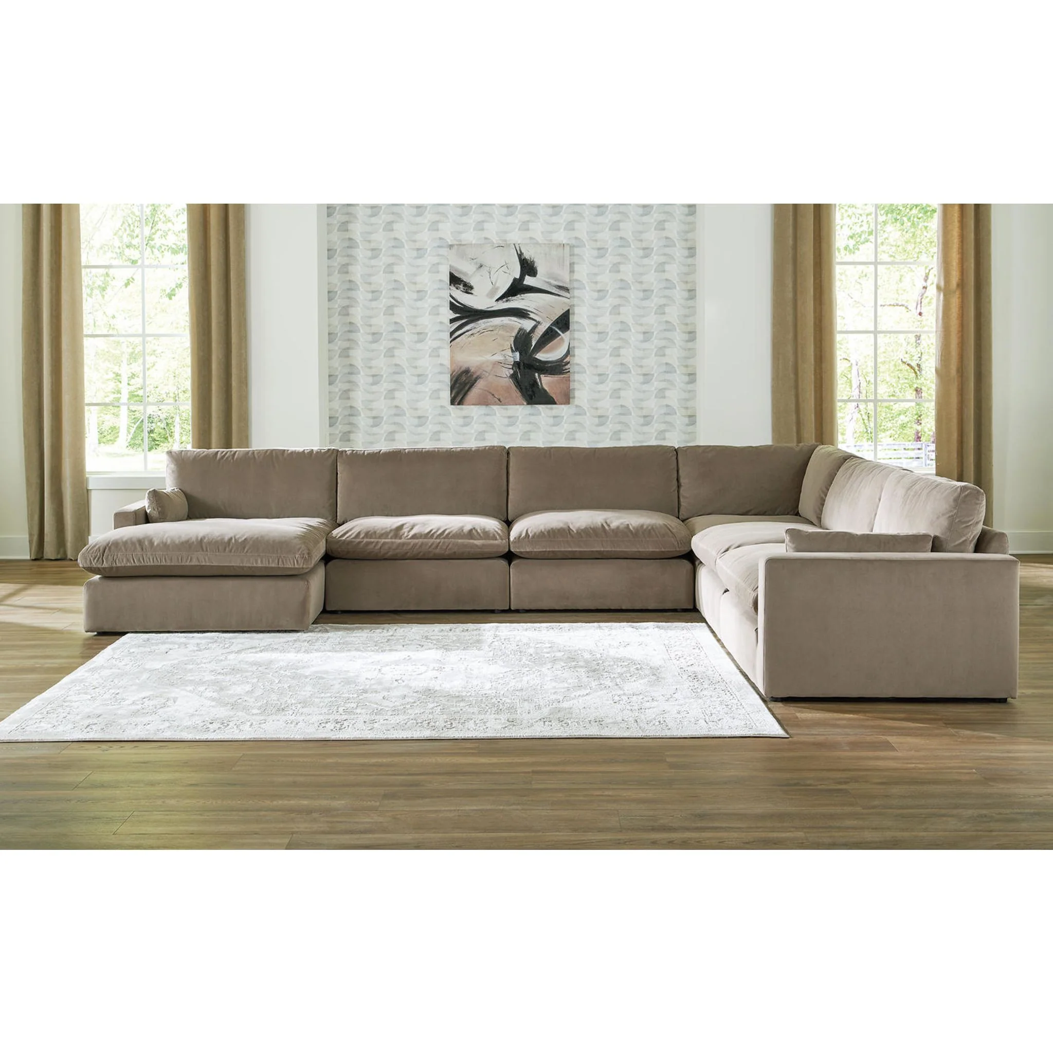 Sophie 6 Piece Modular Sectional with Chaise - Image 2