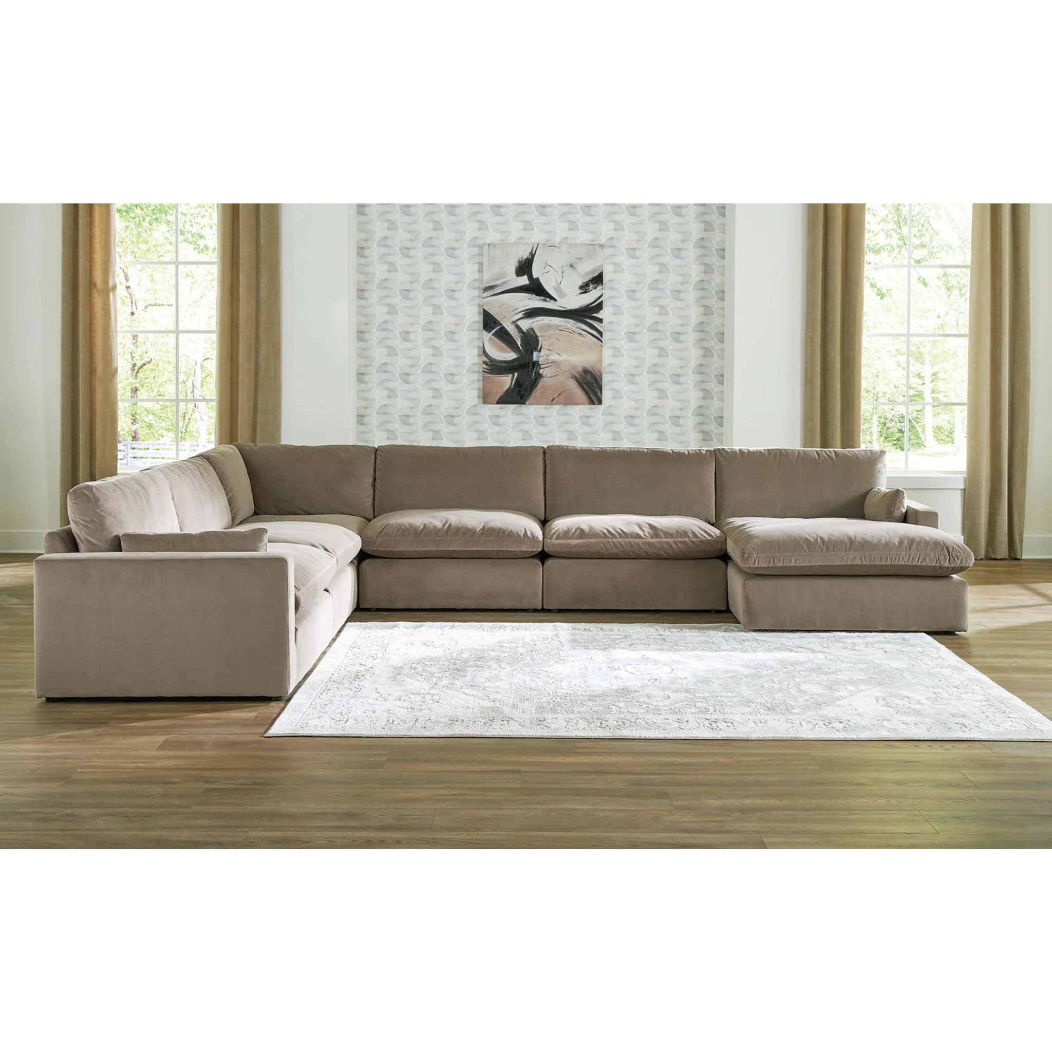 Sophie 6 Piece Modular Sectional with Chaise - Image 2