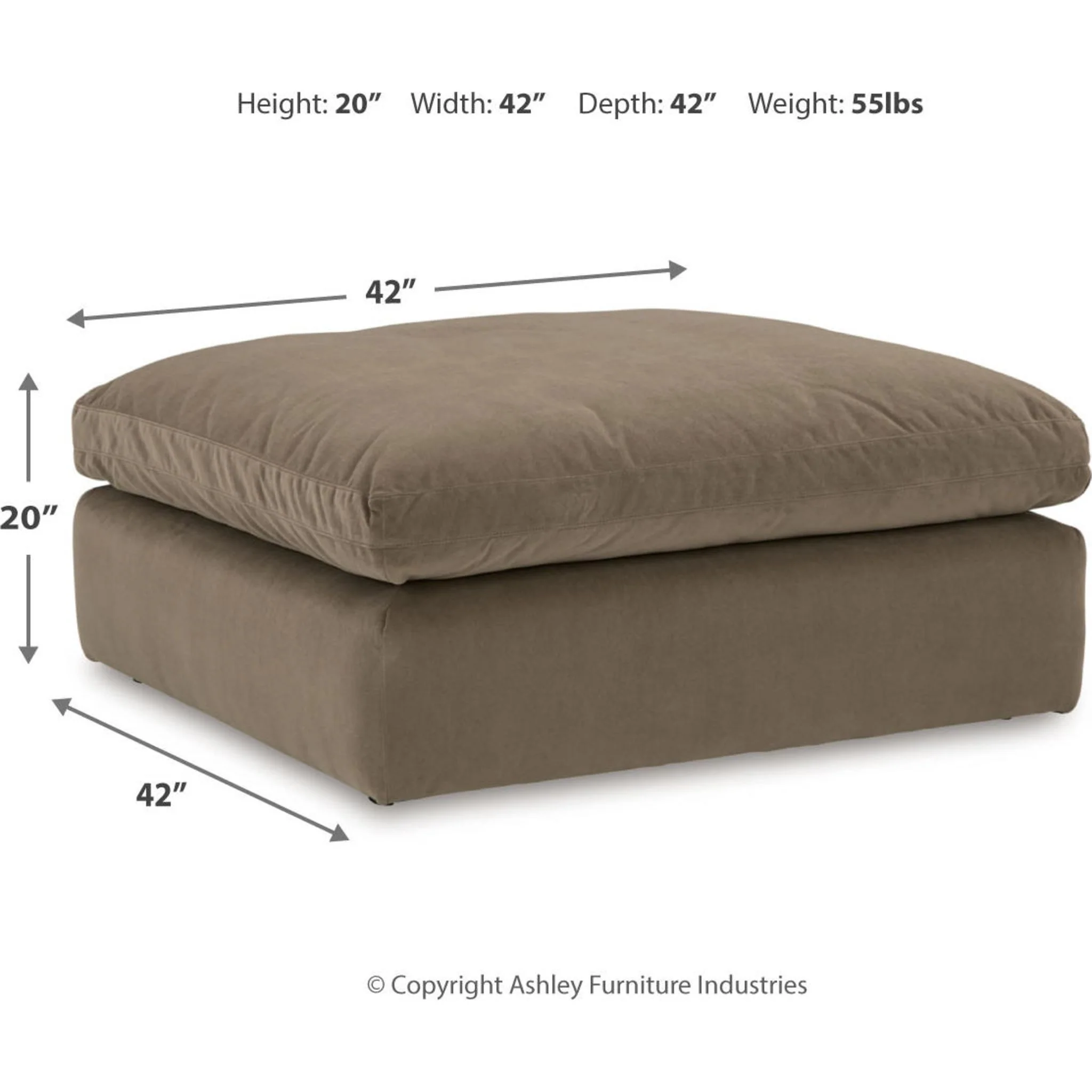Sophie Oversized Accent Ottoman - Image 3