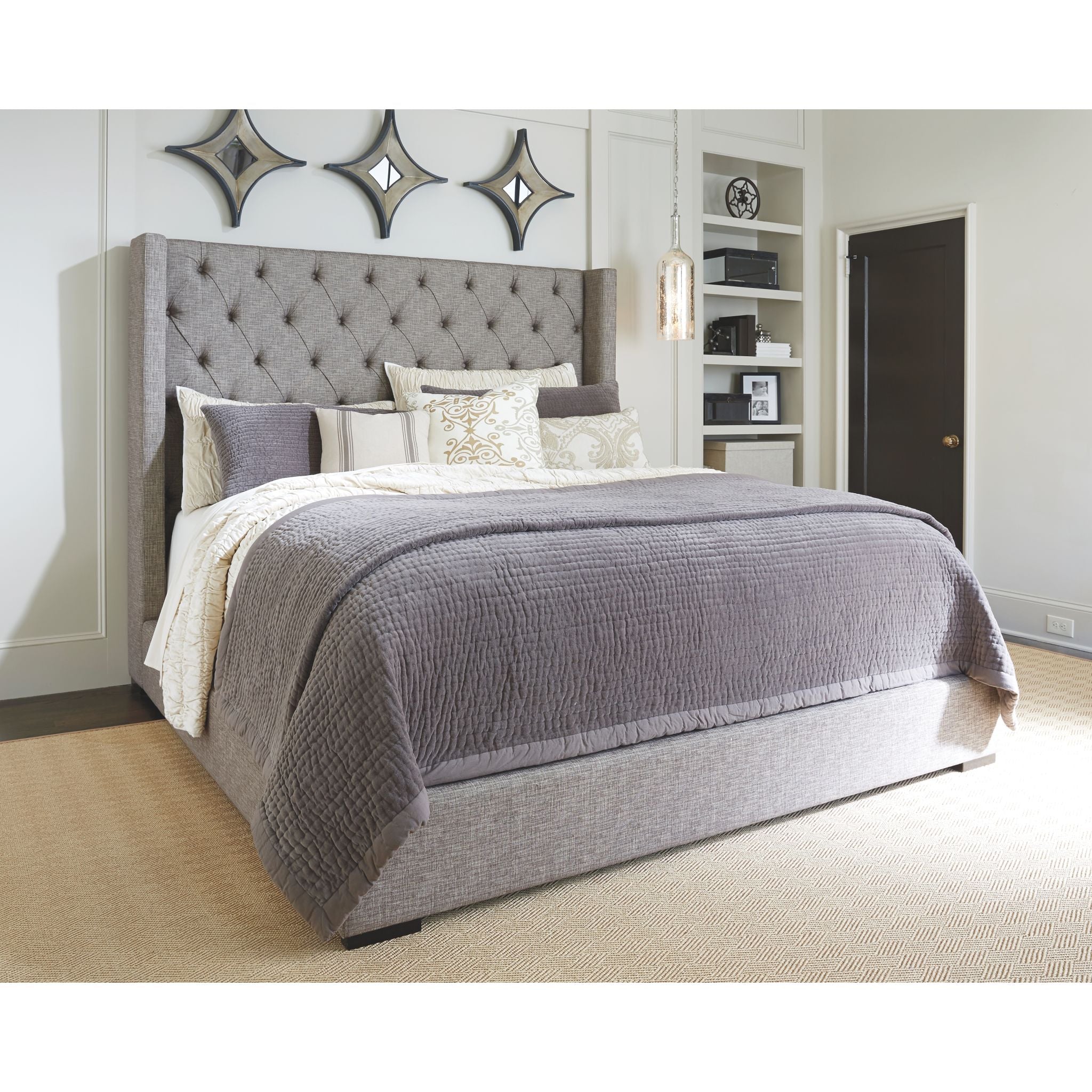 Sorinella-Exclusive 3 Piece King Upholstered Bed - Image 2