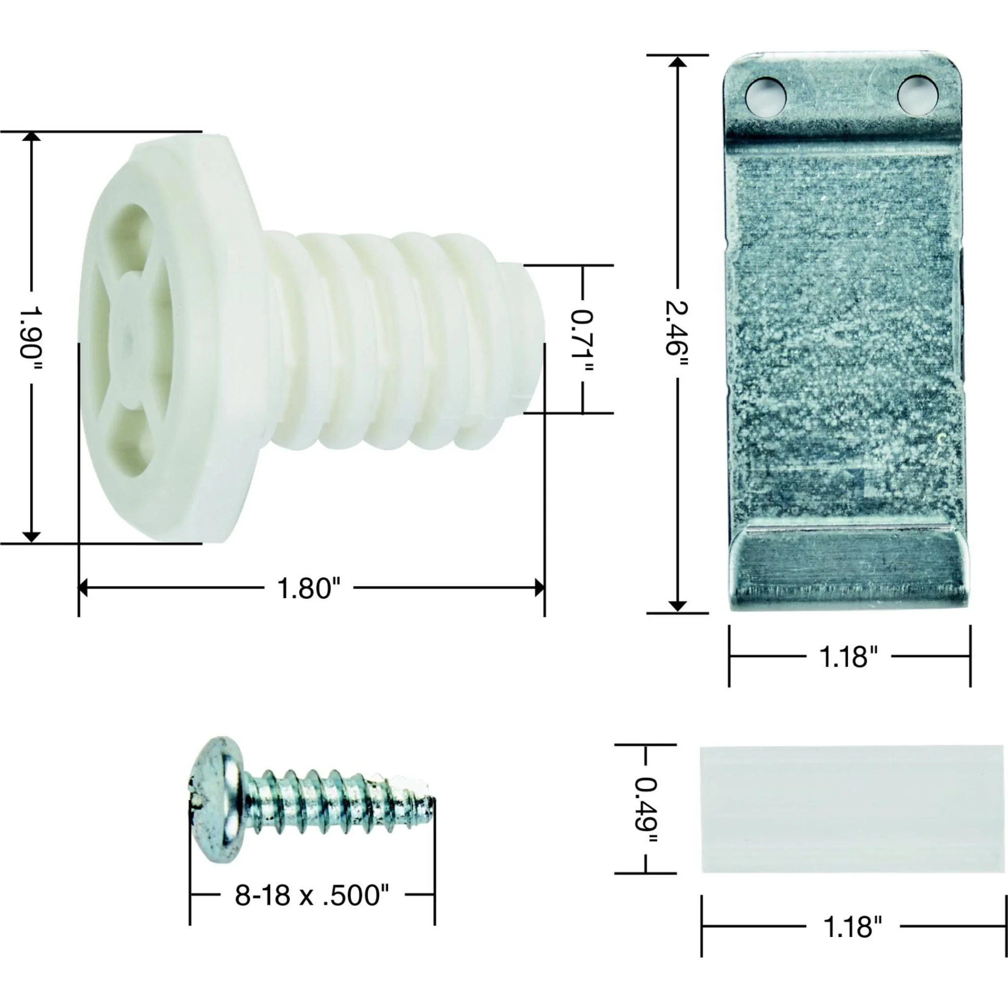 Whirlpool Washer & Dryer Stacking Kit - (W10869845) - Image 4