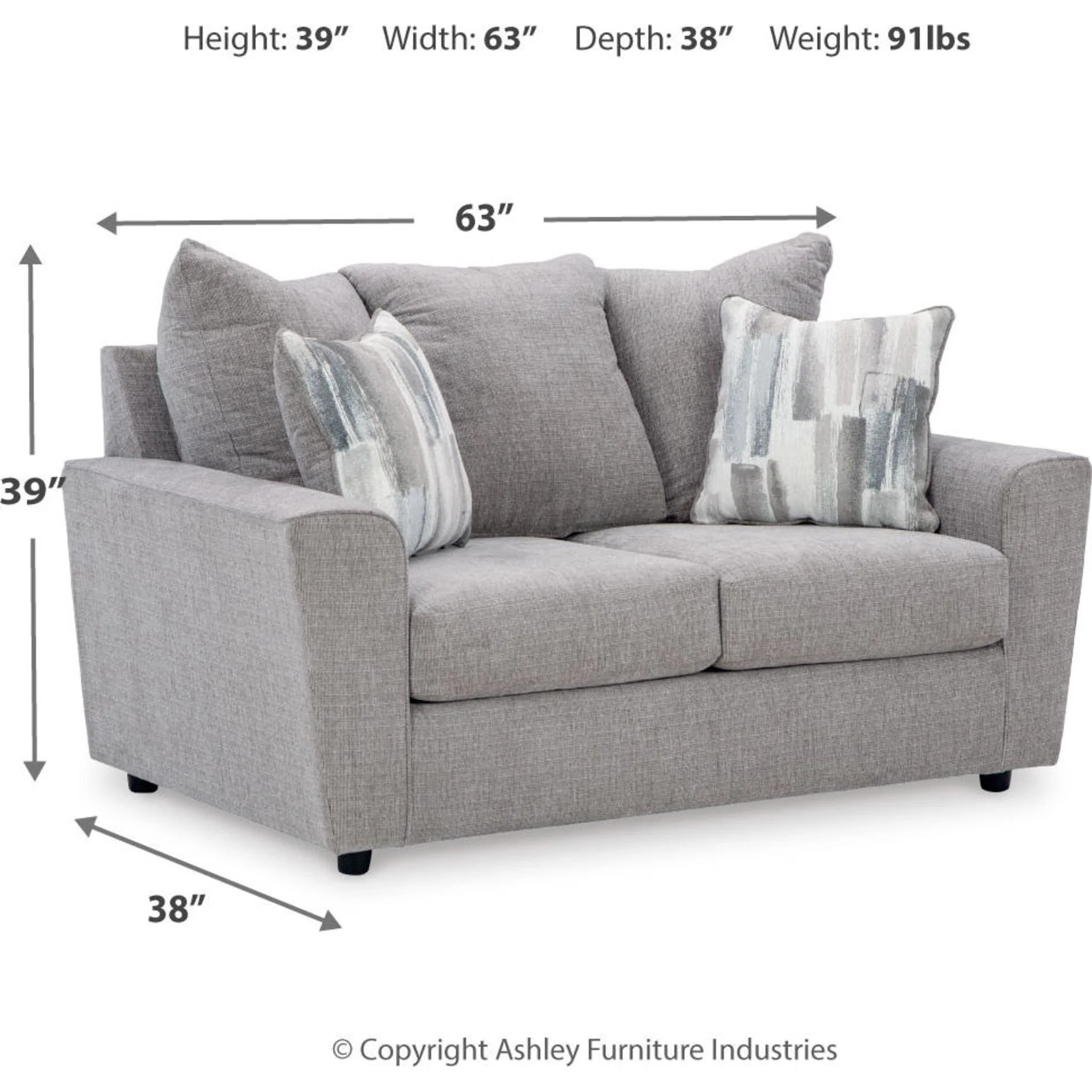 Stairatt Loveseat - Image 18