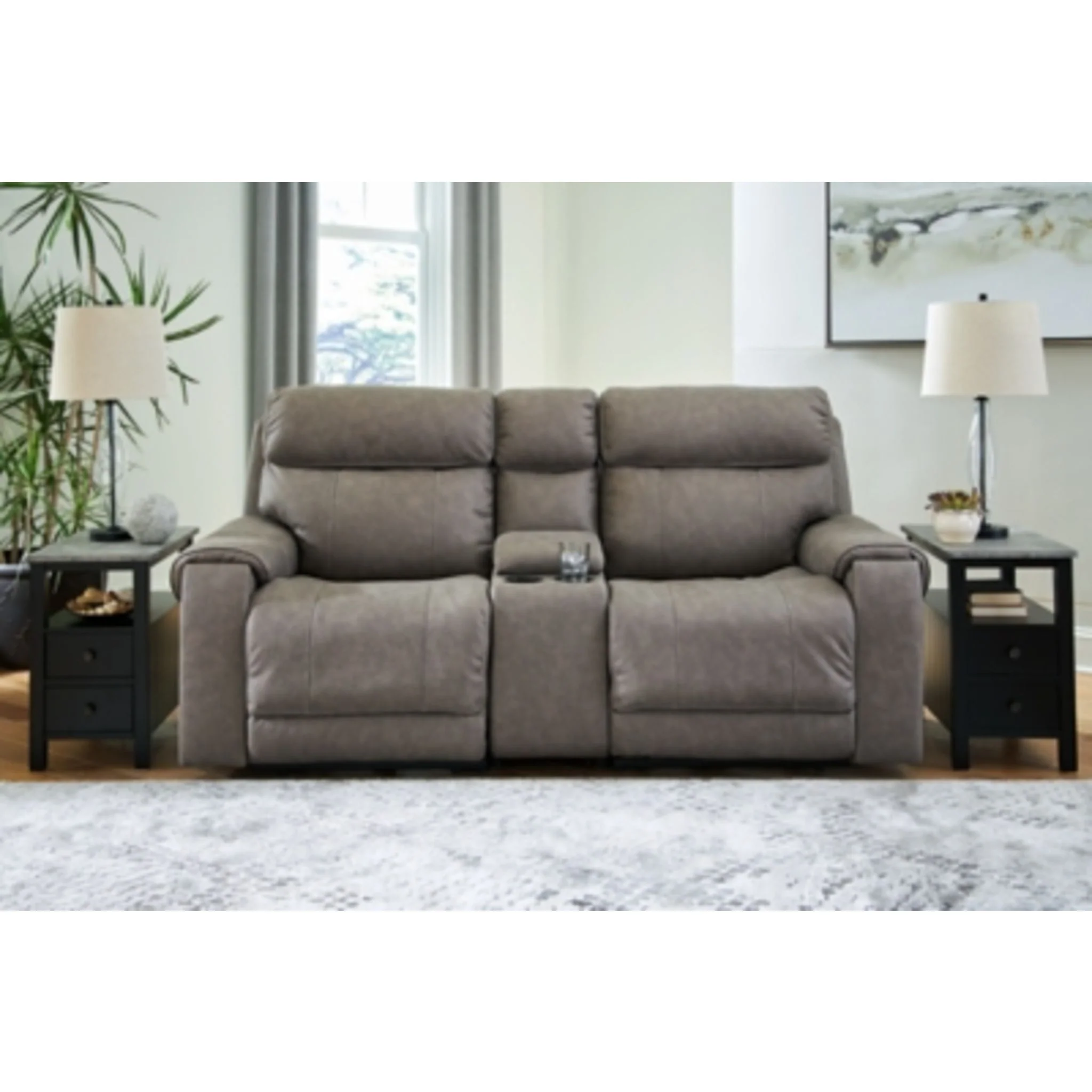 Starbot Power Reclining Loveseat with Console - Image 5