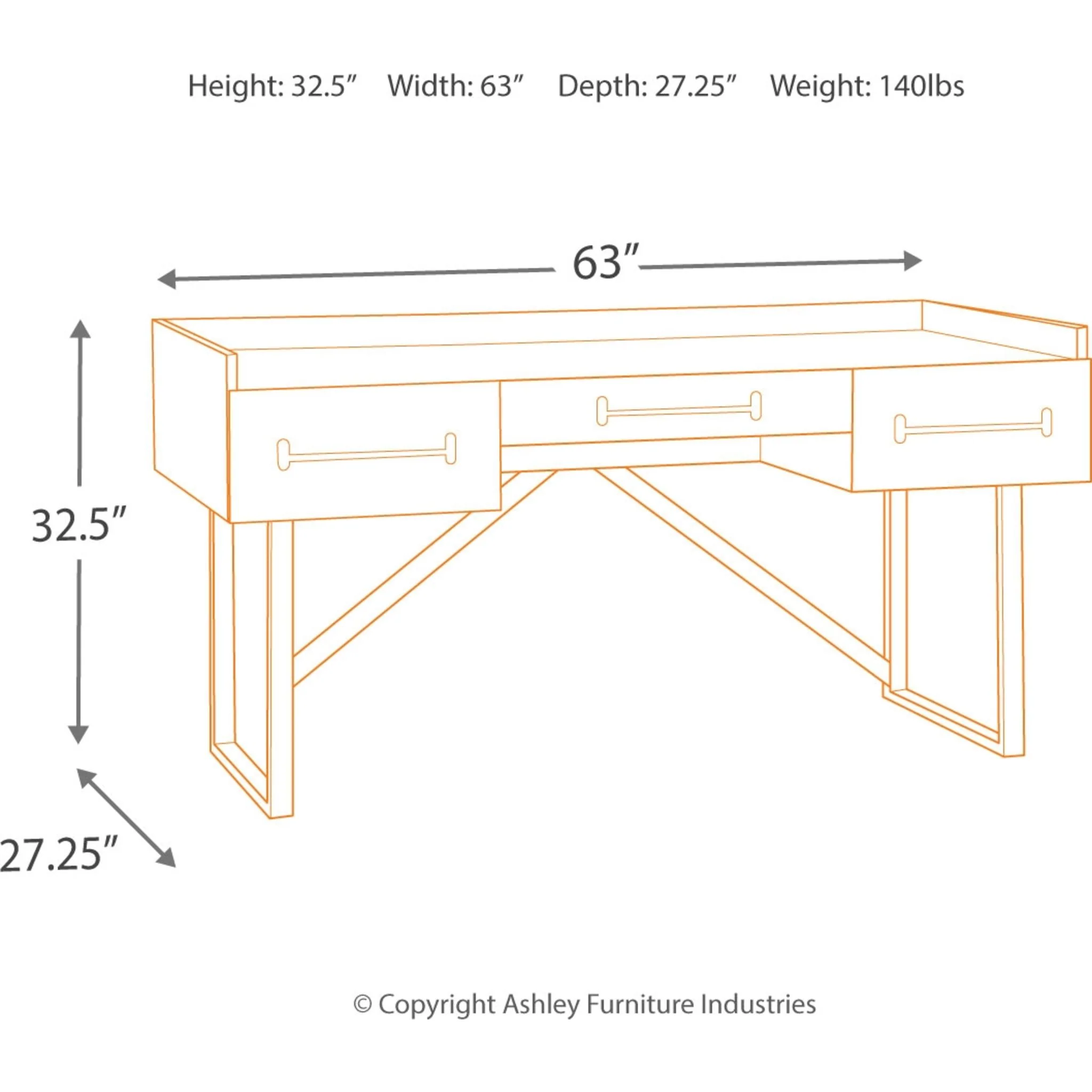Starmore Desk - Image 7