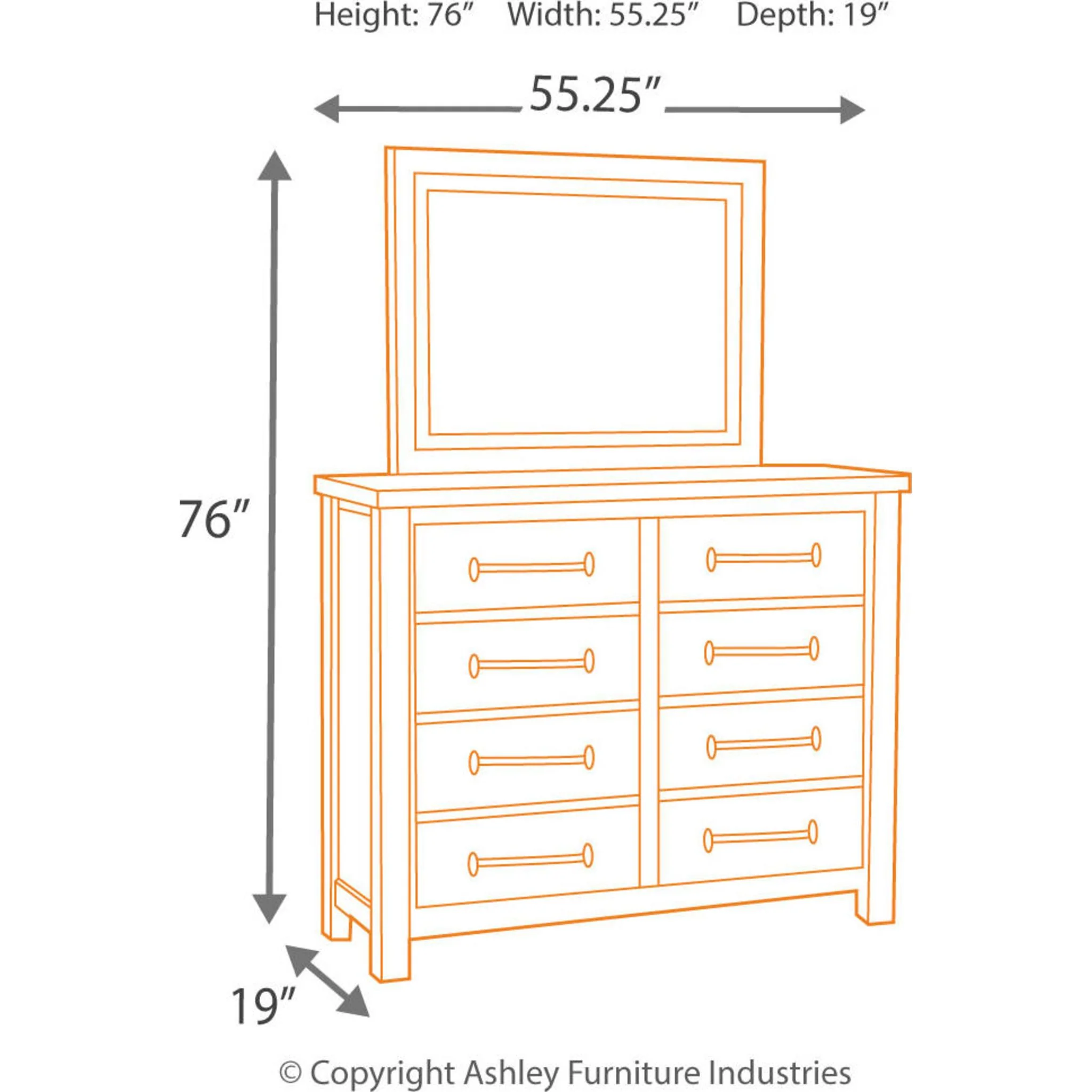 Starmore-Exclusive 5 Piece Panel Bedroom - Image 45