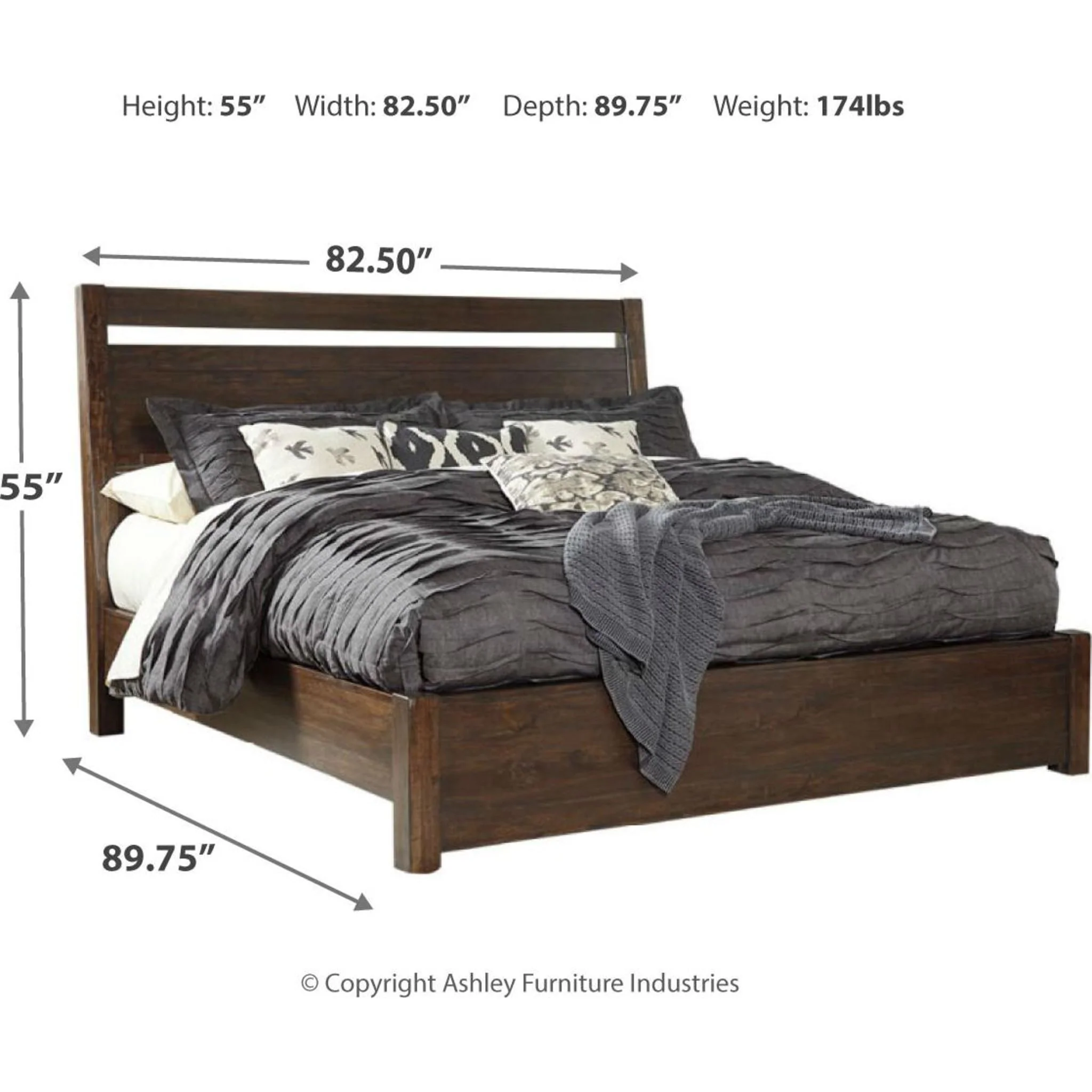 Starmore-Exclusive 5 Piece Panel Bedroom - Image 49