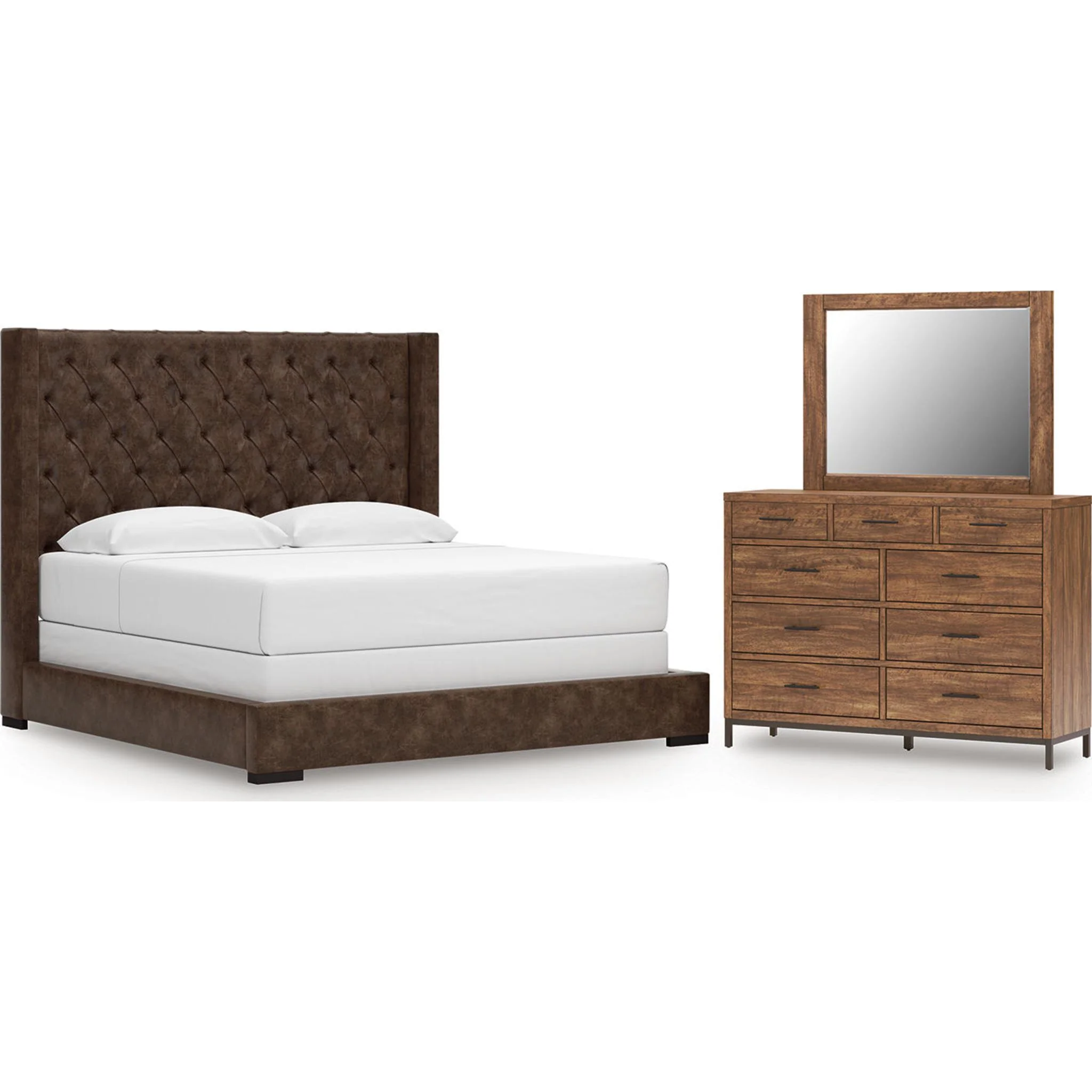 Steenlage-Exclusive 5 Piece Upholstered Bedroom - Image 14