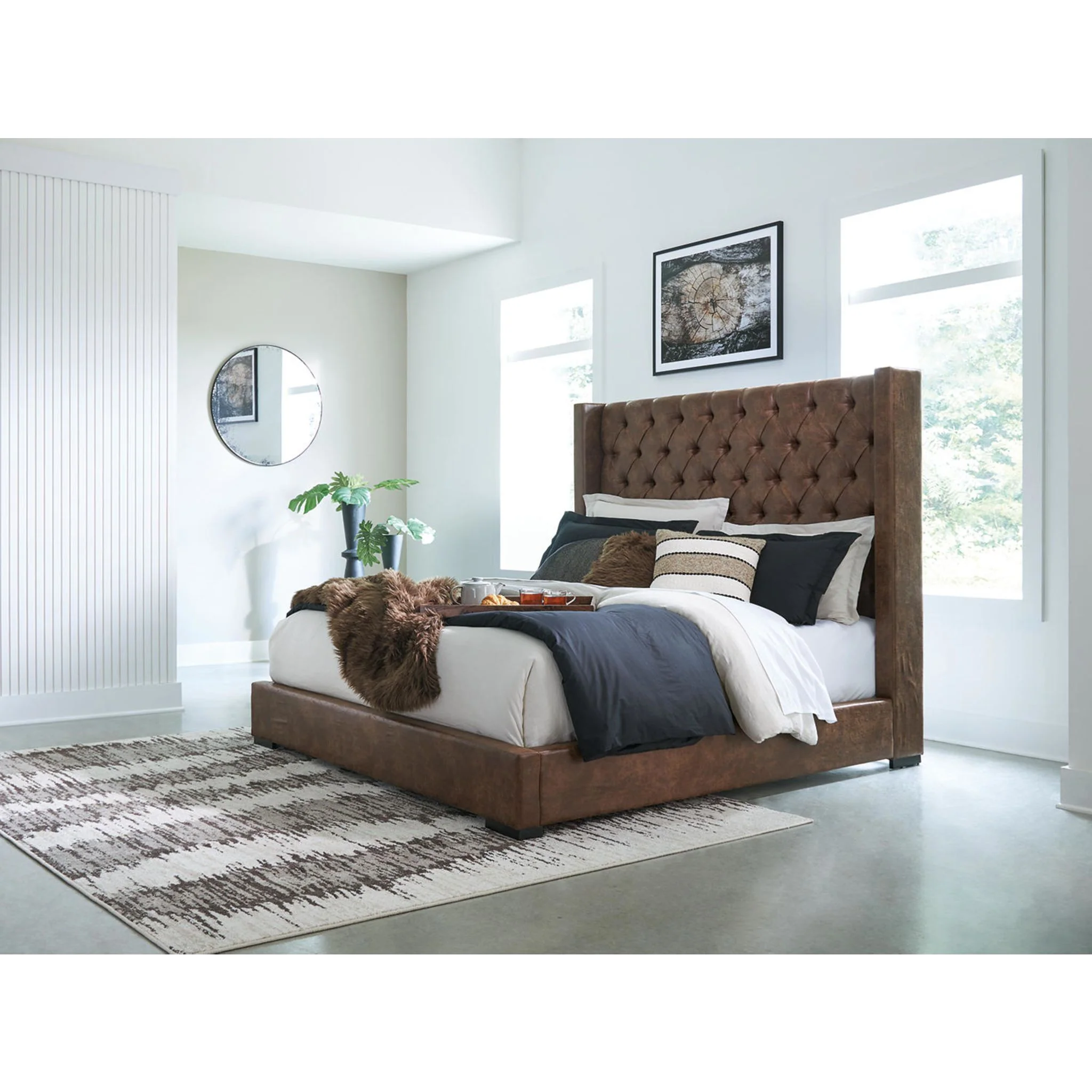 Steenlage-Exclusive 5 Piece Upholstered Bedroom - Image 25