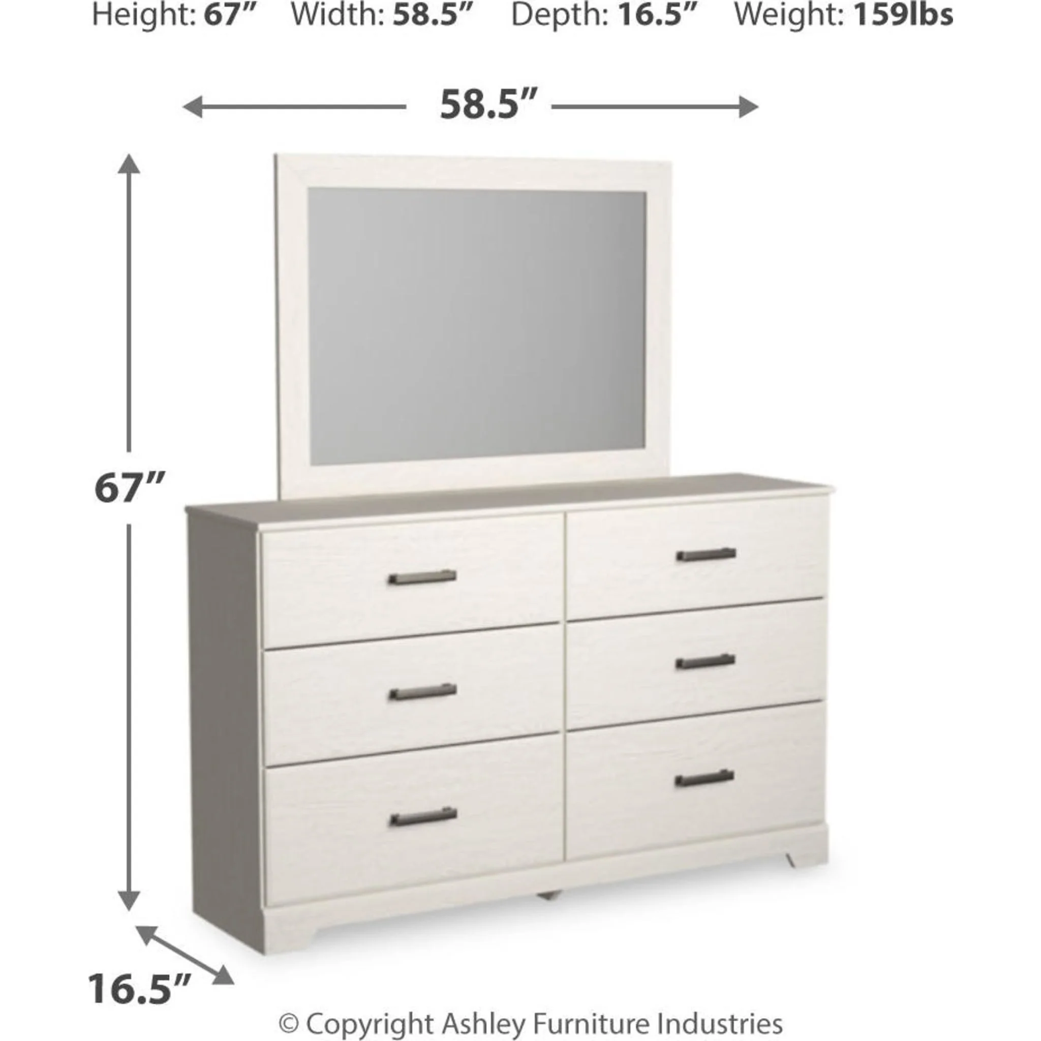 Stelsie 5 Piece Panel Bedroom - Image 15